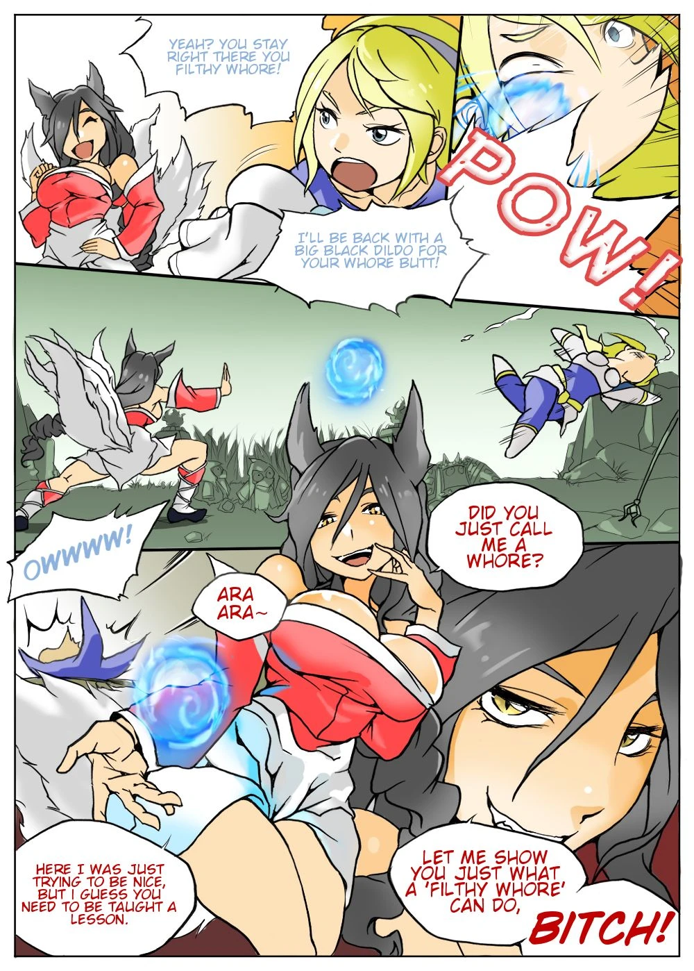 Lux gets Ganked! porn comic picture 3