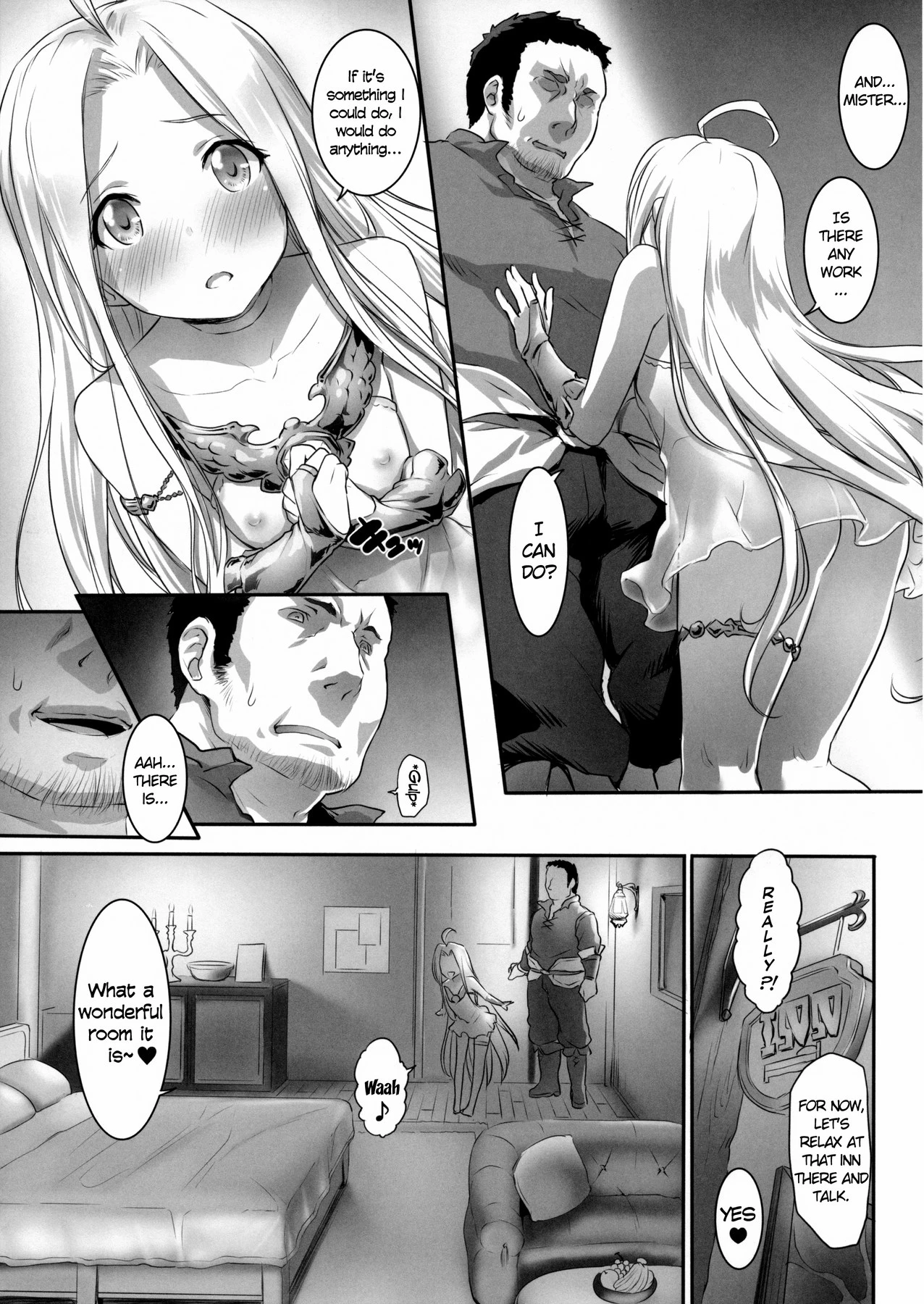 Lyria's Prostitution porn comic picture 6