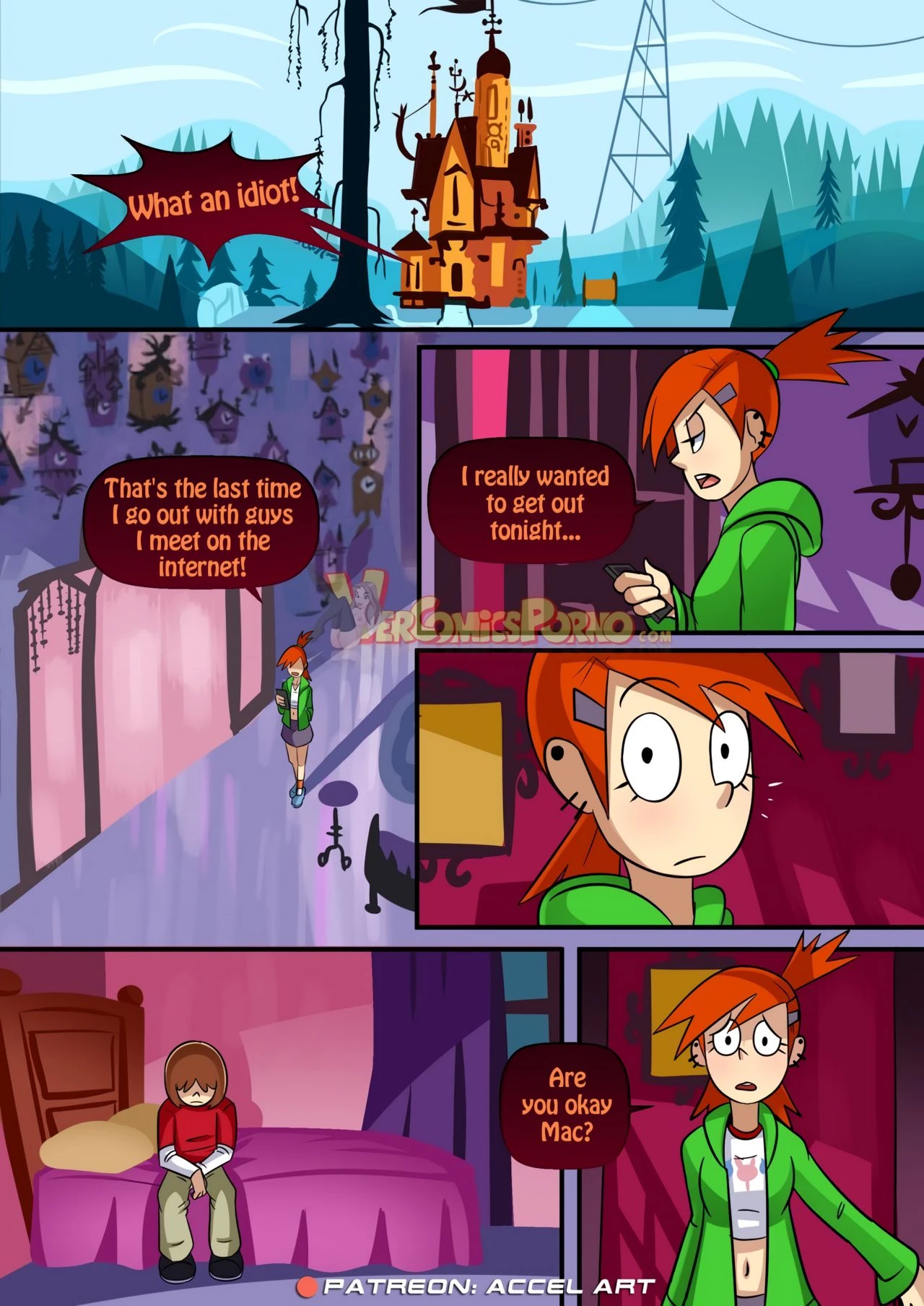 Mac's First Time porn comic picture 2