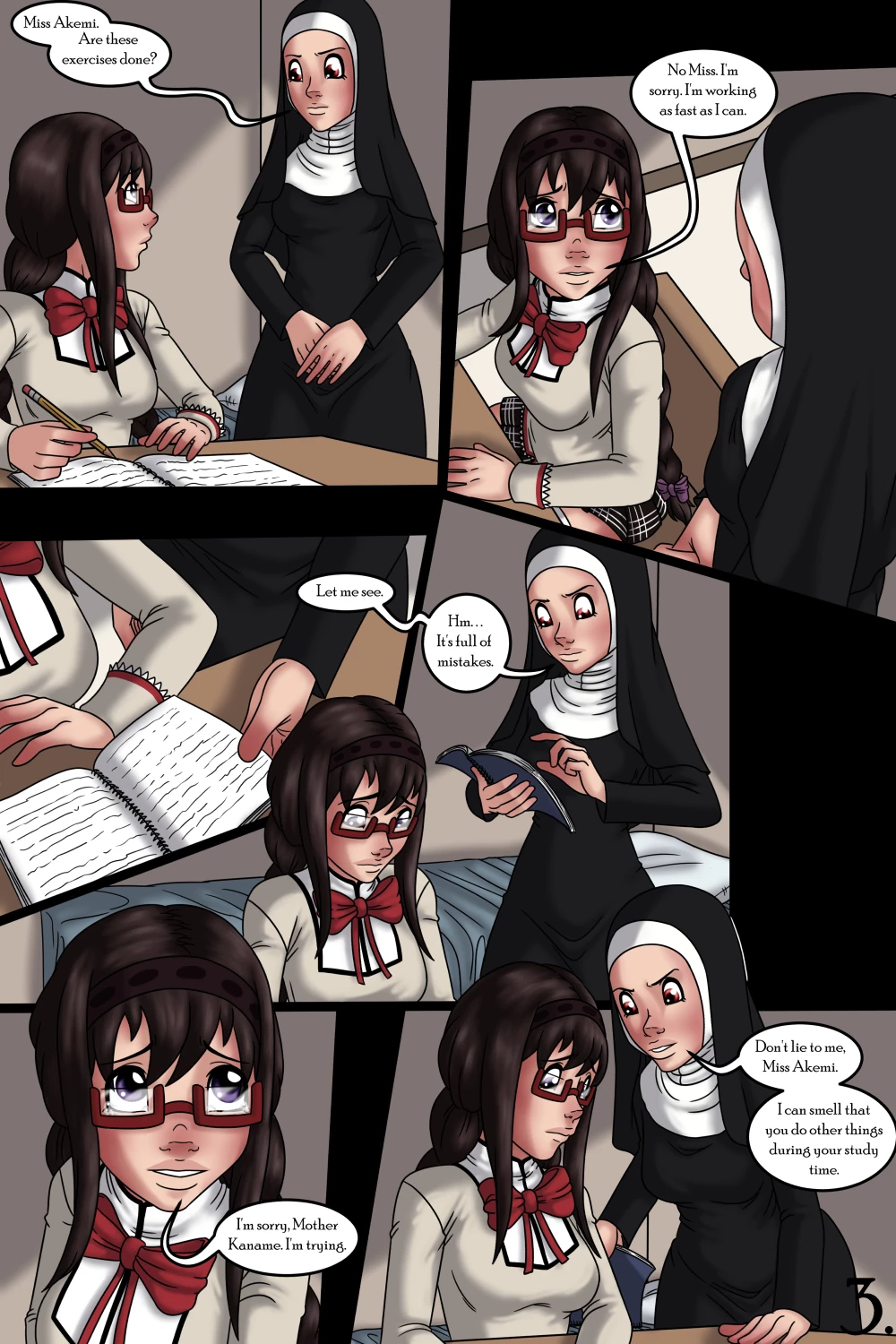 Madoka's Lesson porn comic picture 3