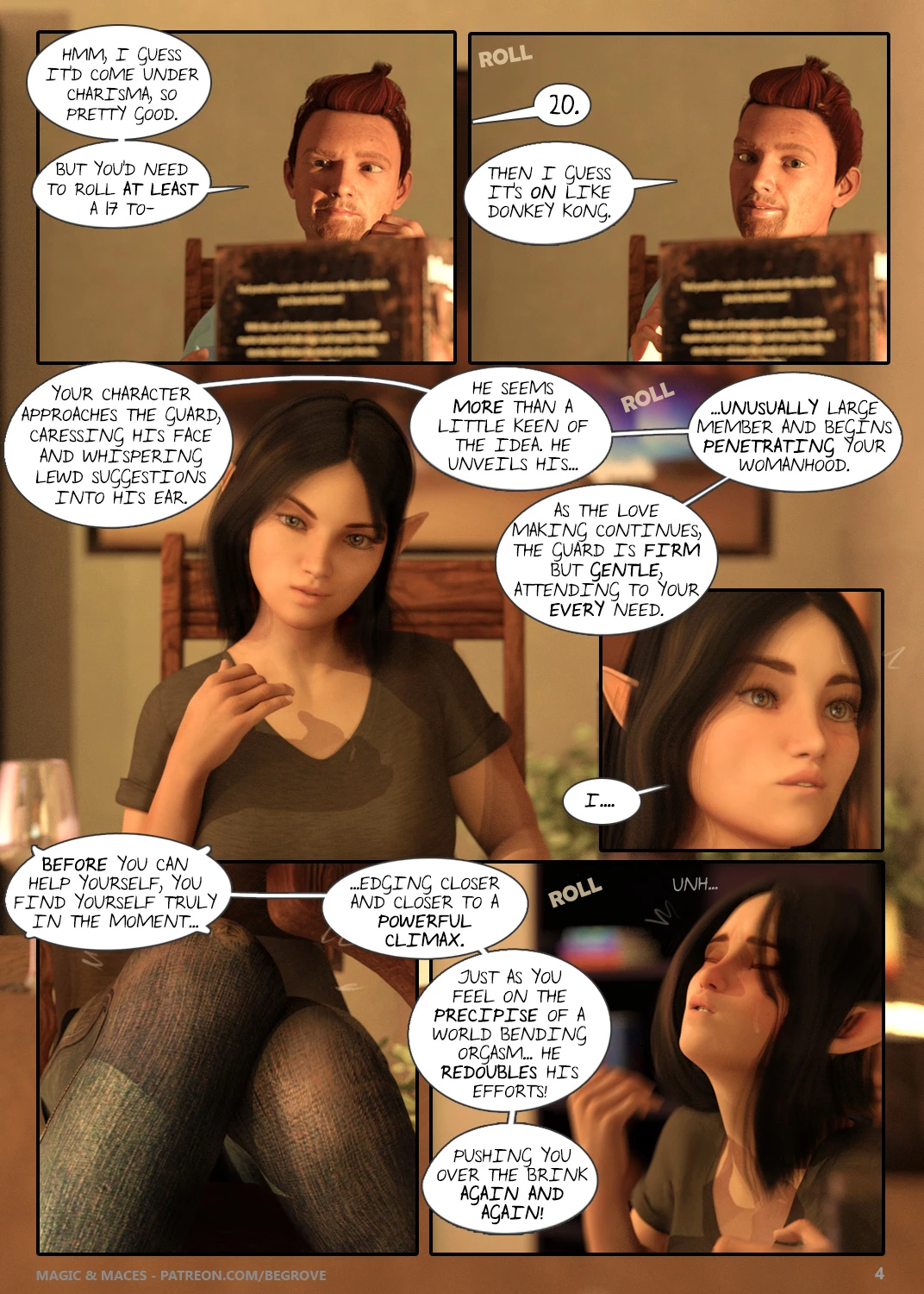 Magic & Maces porn comic picture 4