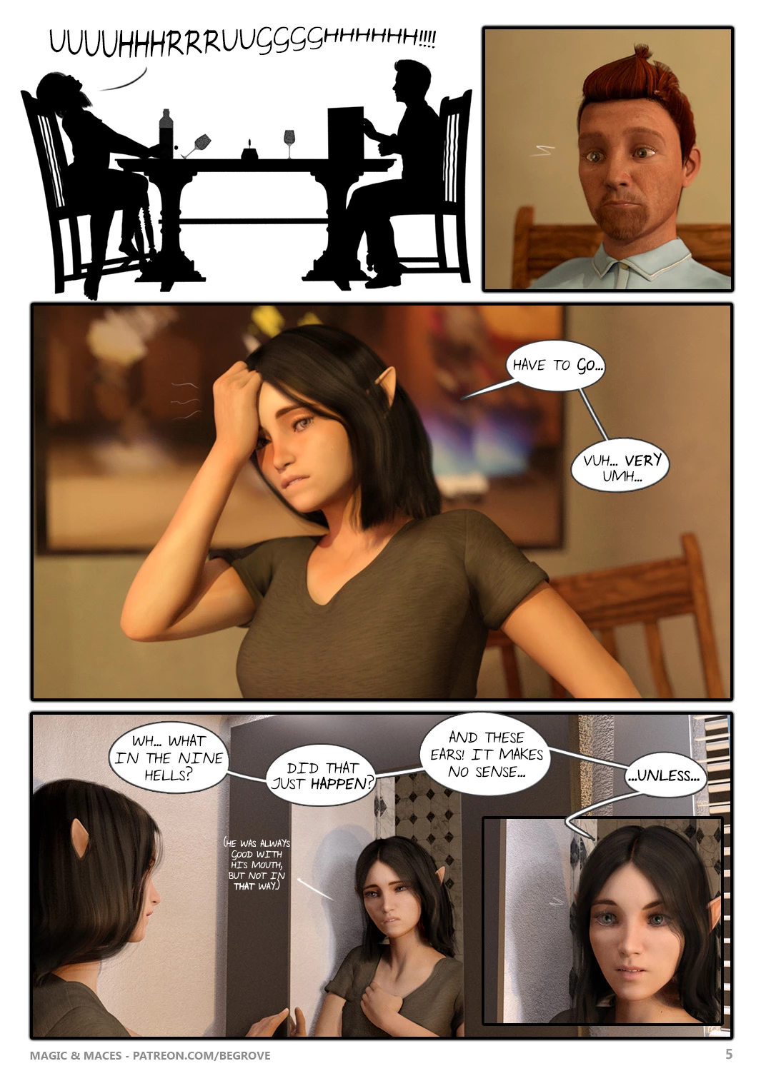 Magic & Maces porn comic picture 5