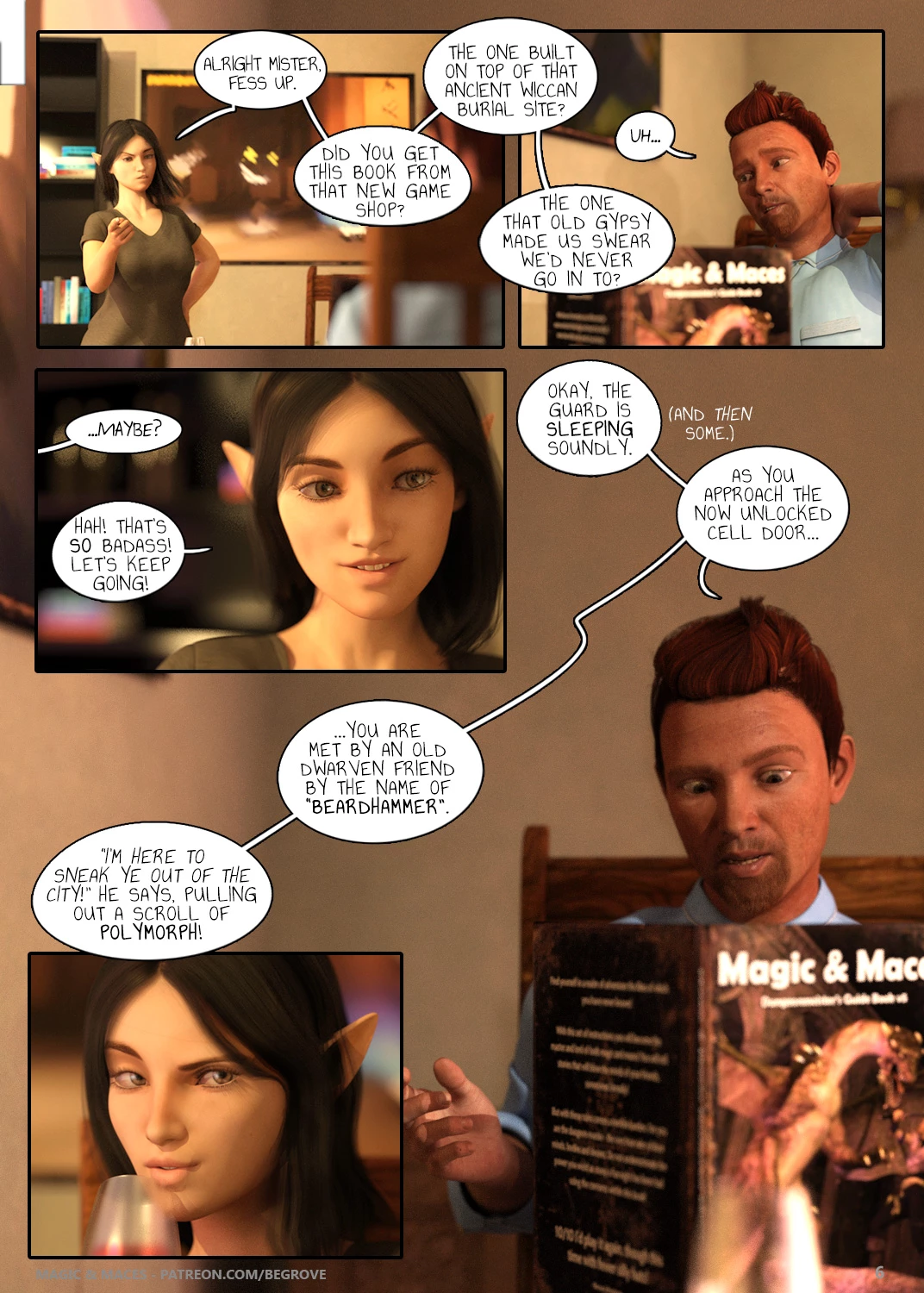 Magic & Maces porn comic picture 6