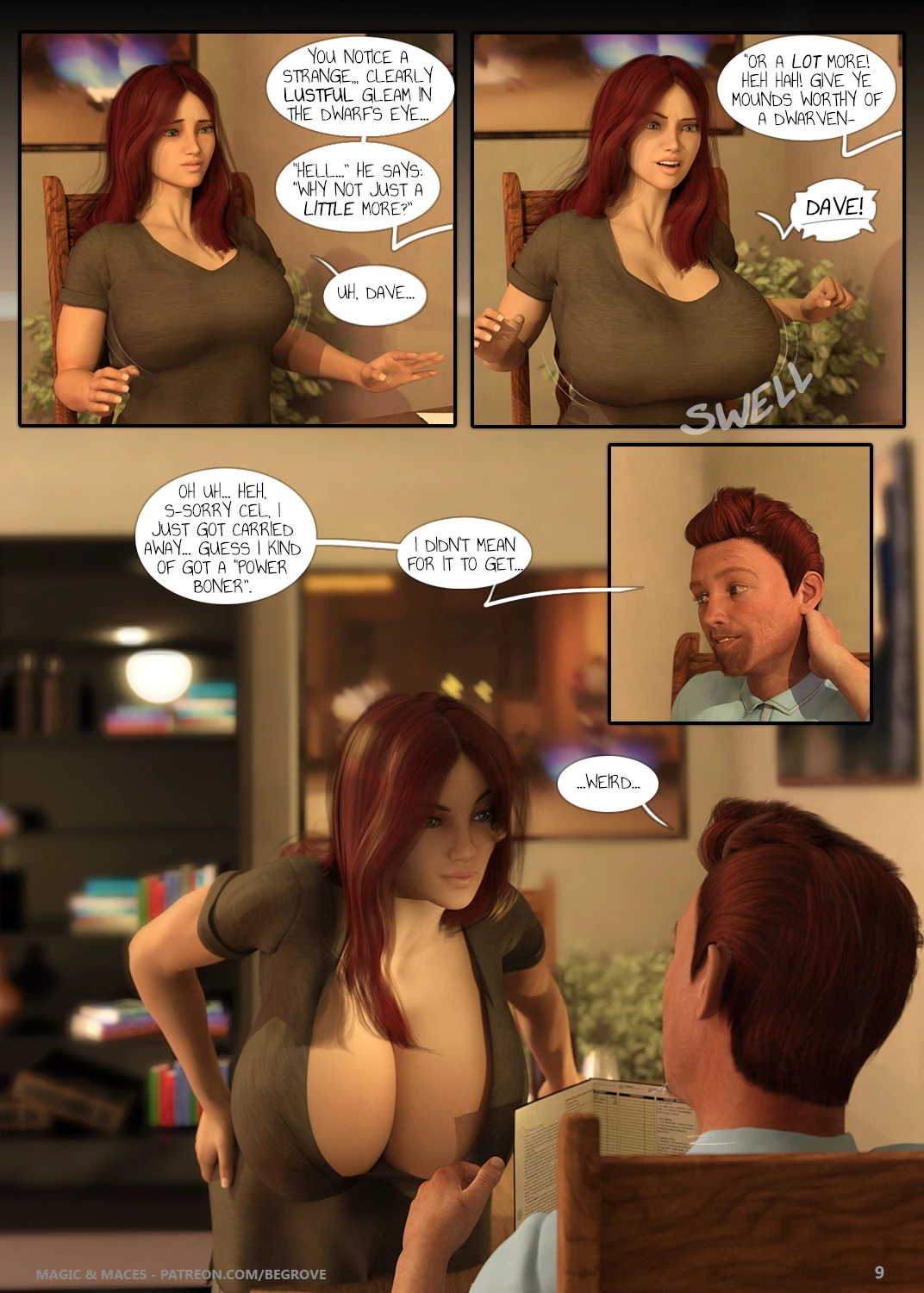 Magic & Maces porn comic picture 9