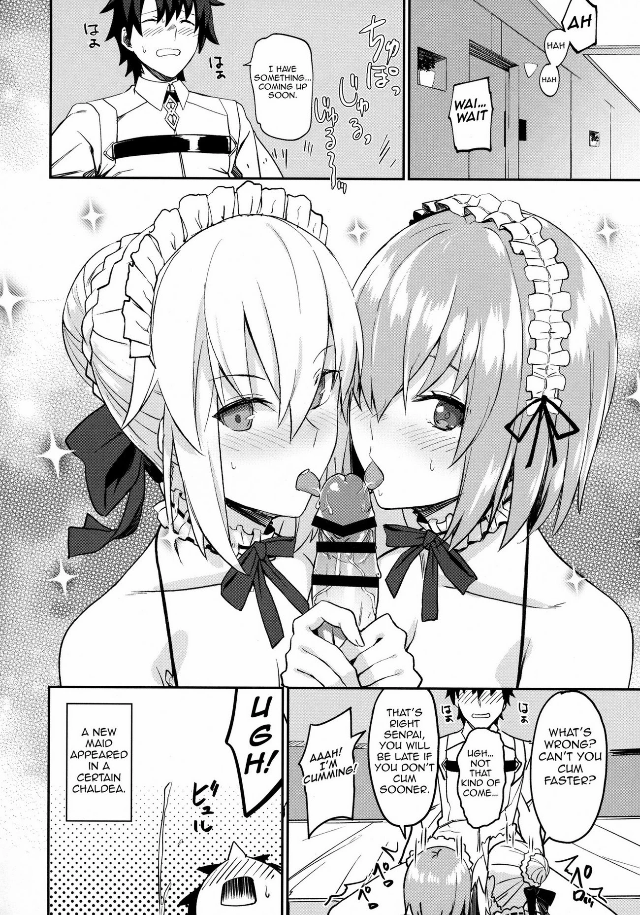 Maid to Kouhai Dochira ga Okonomi? porn comic picture 20