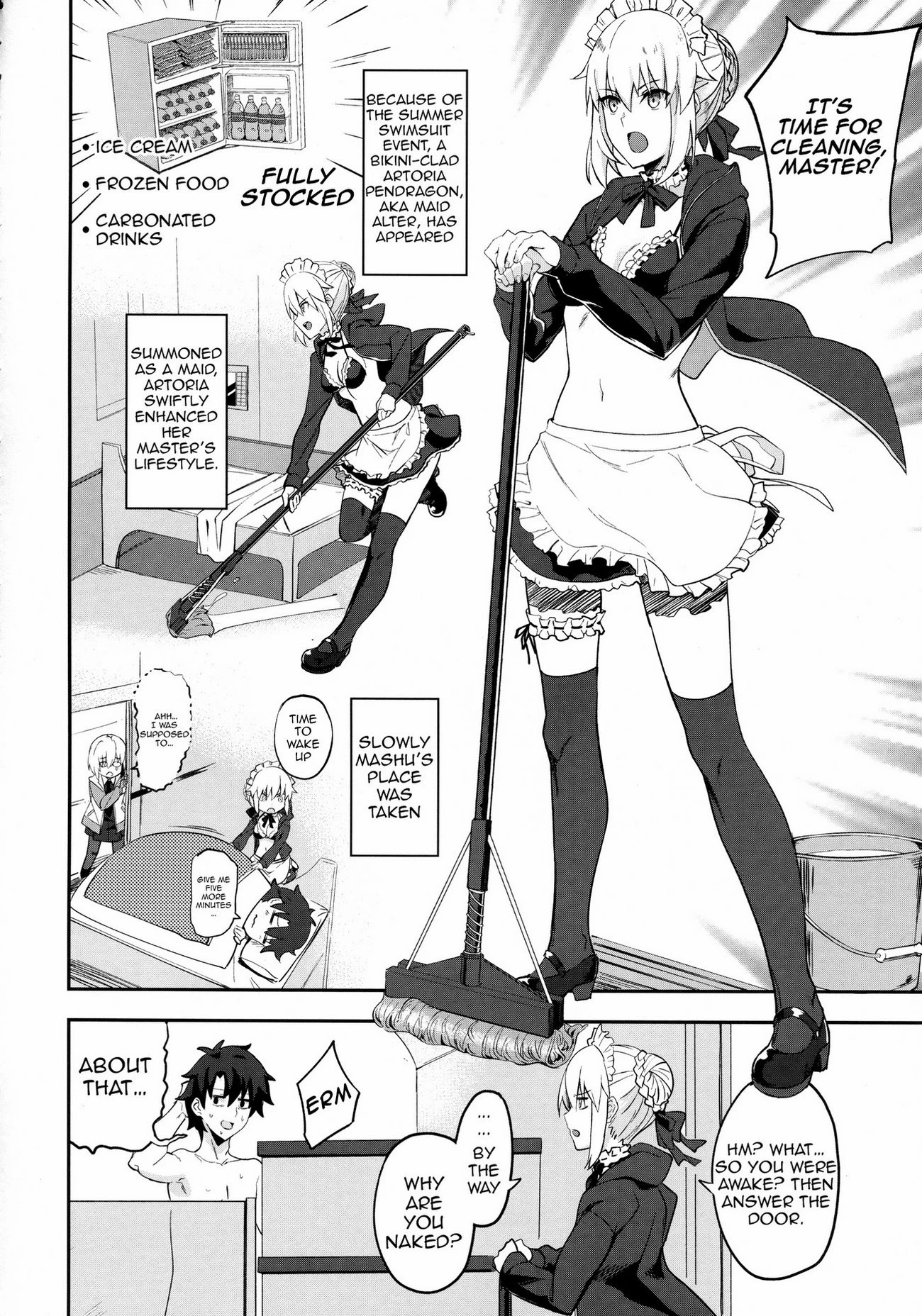 Maid to Kouhai Dochira ga Okonomi? porn comic picture 6