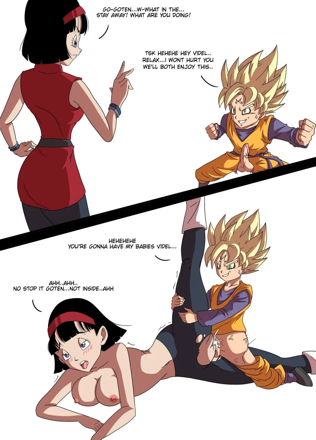 Majin Goten porn comic picture 1