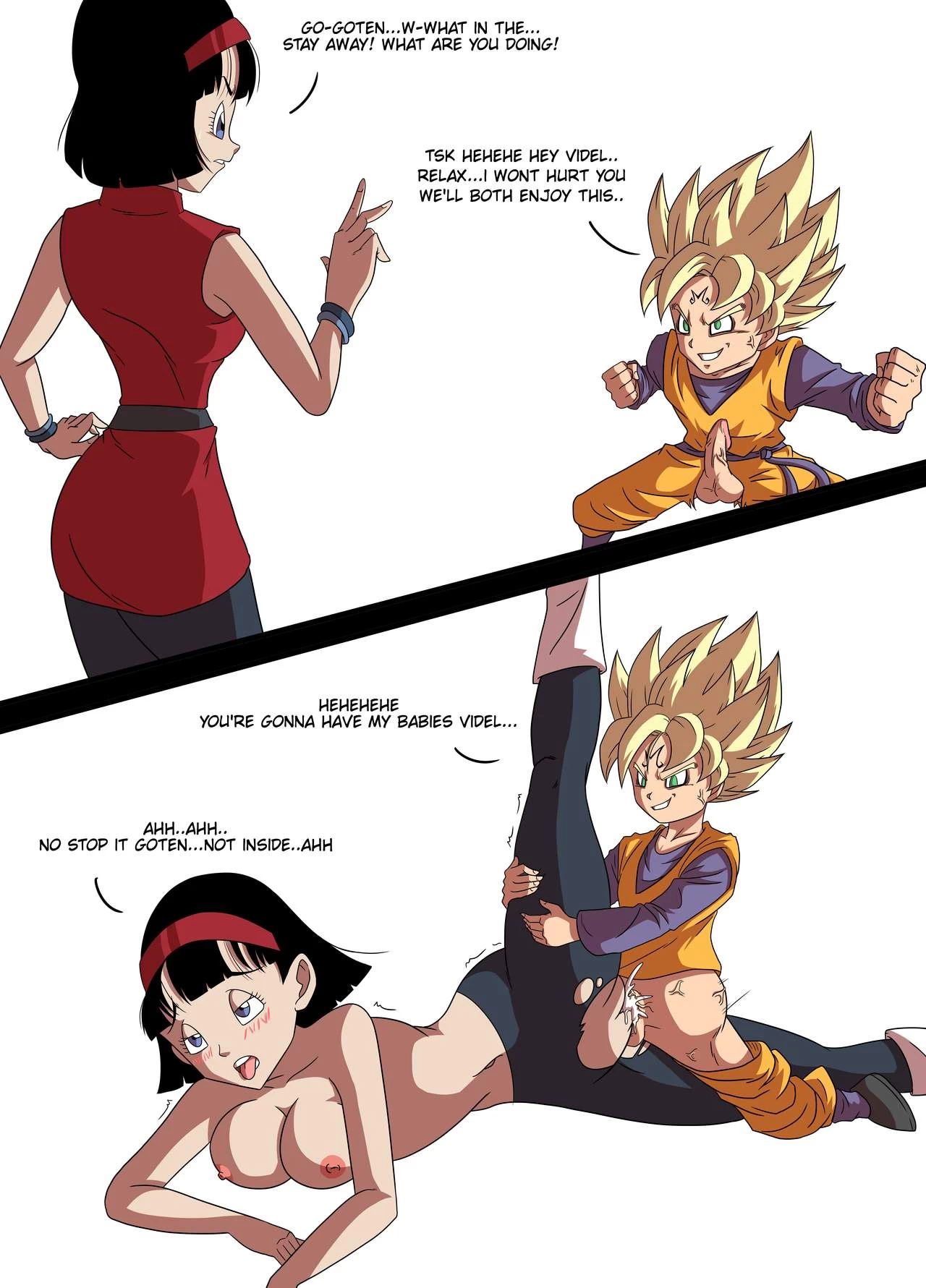 Majin Goten porn comic picture 1
