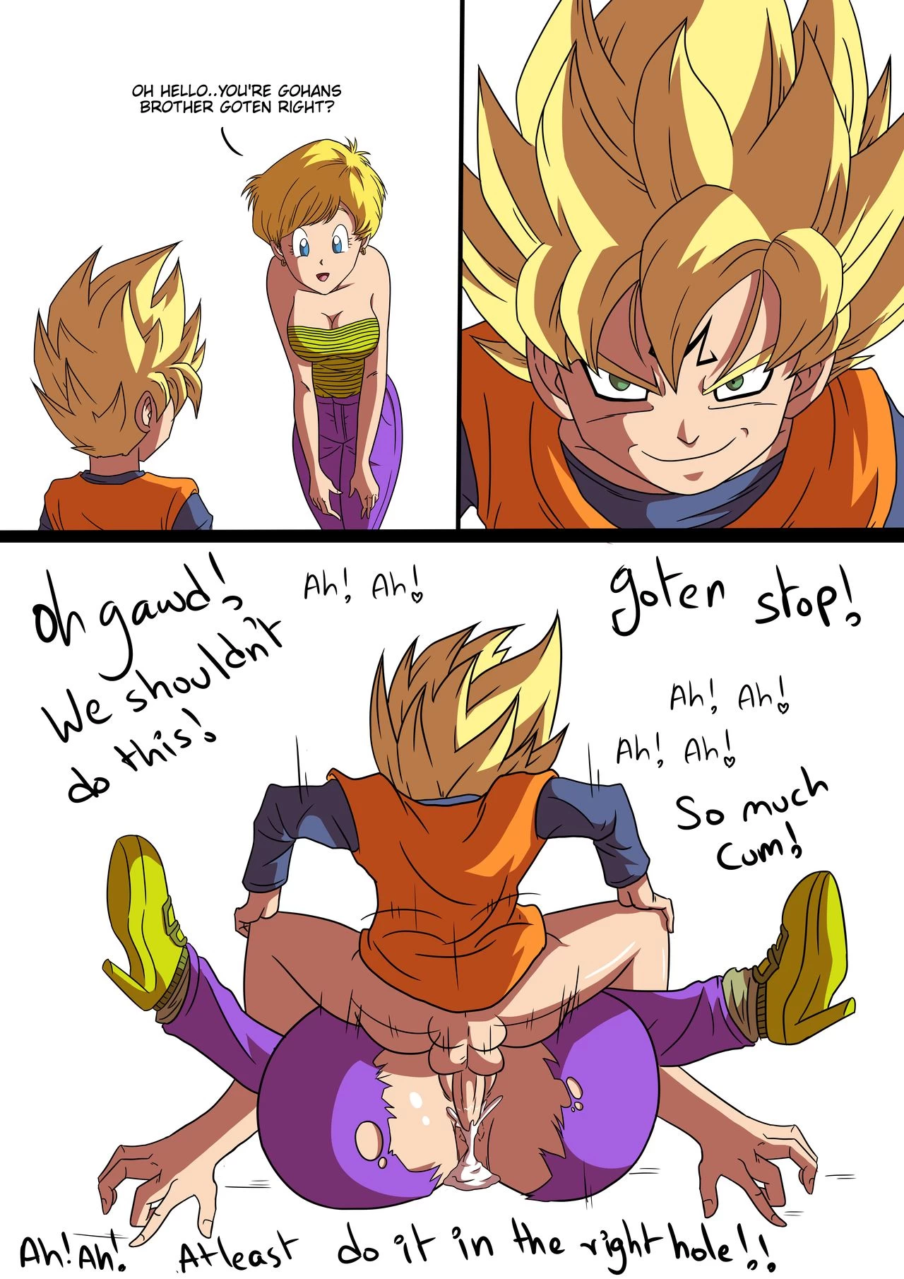 Majin Goten porn comic picture 3