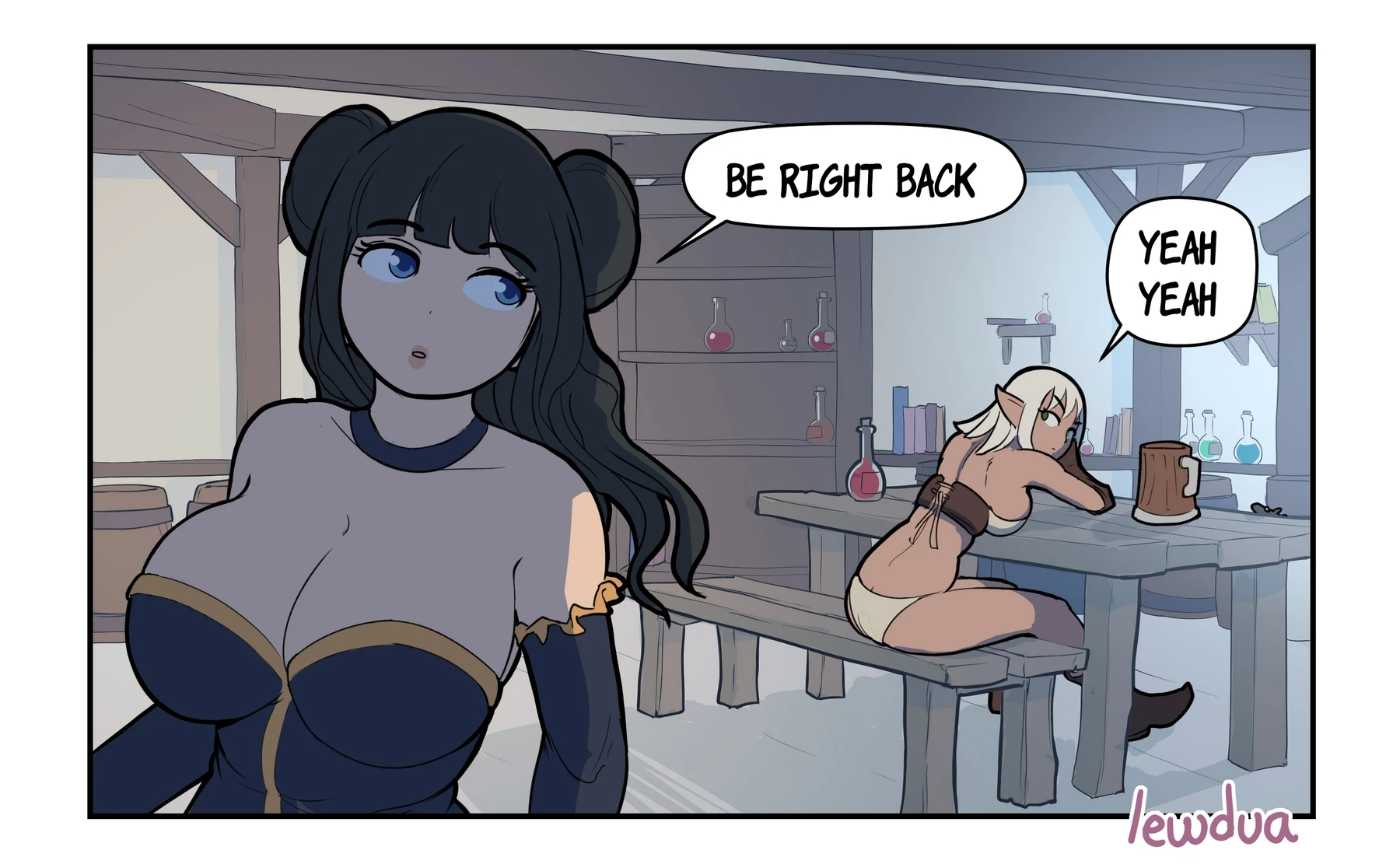 Making a Potion porn comic picture 2