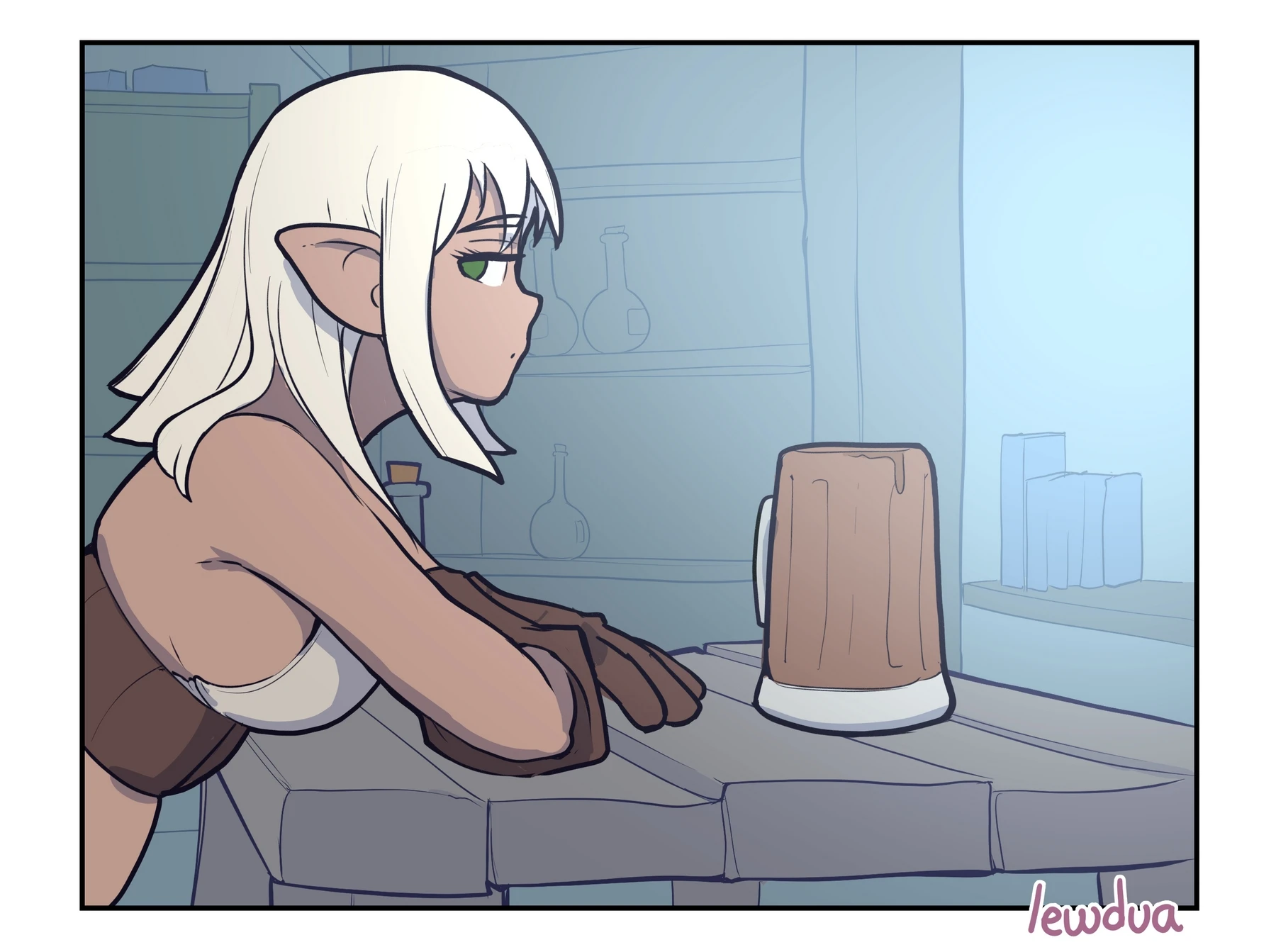 Making a Potion porn comic picture 5