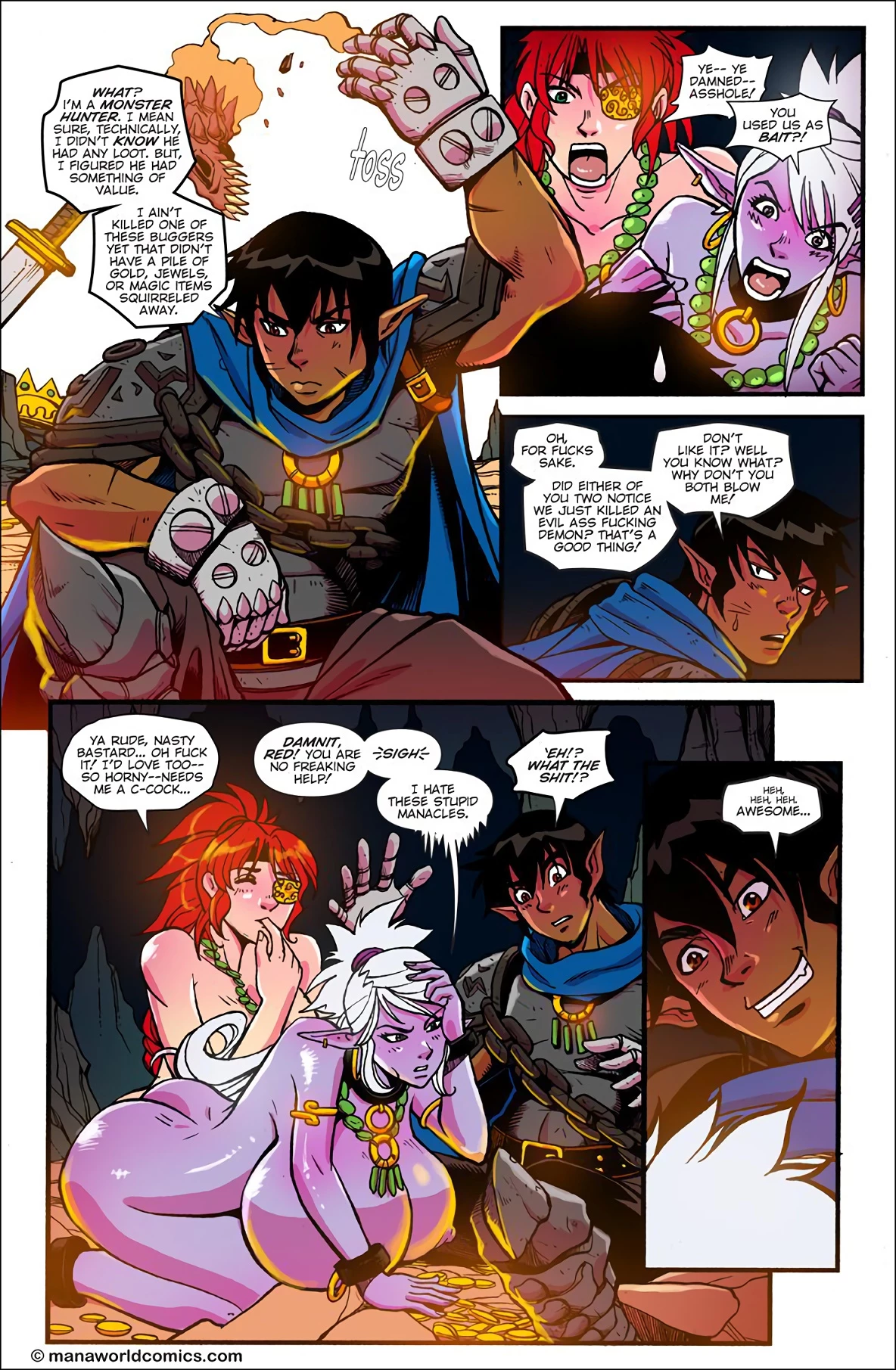 Mana world 12: In the red porn comic picture 10