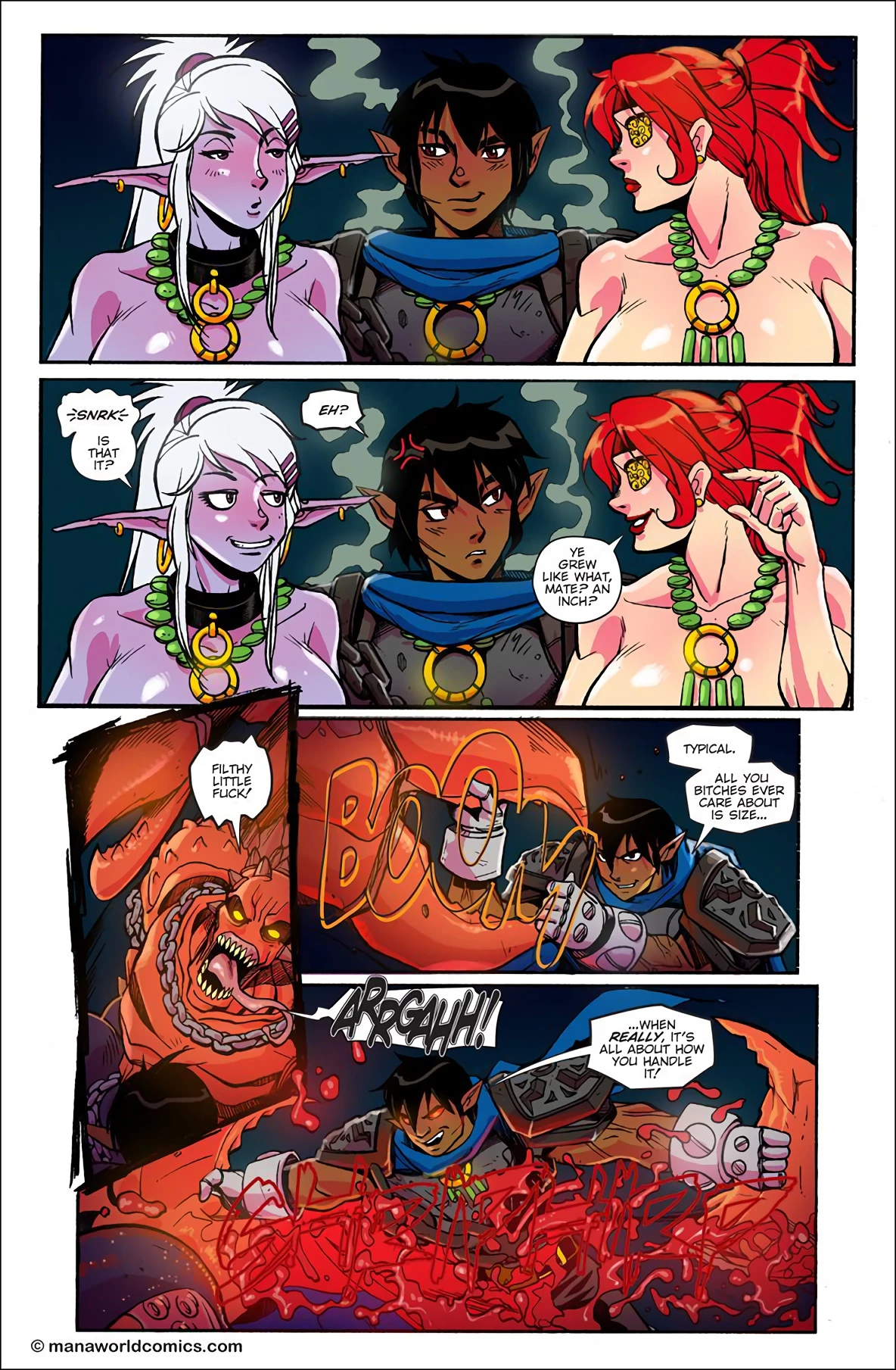 Mana world 12: In the red porn comic picture 3