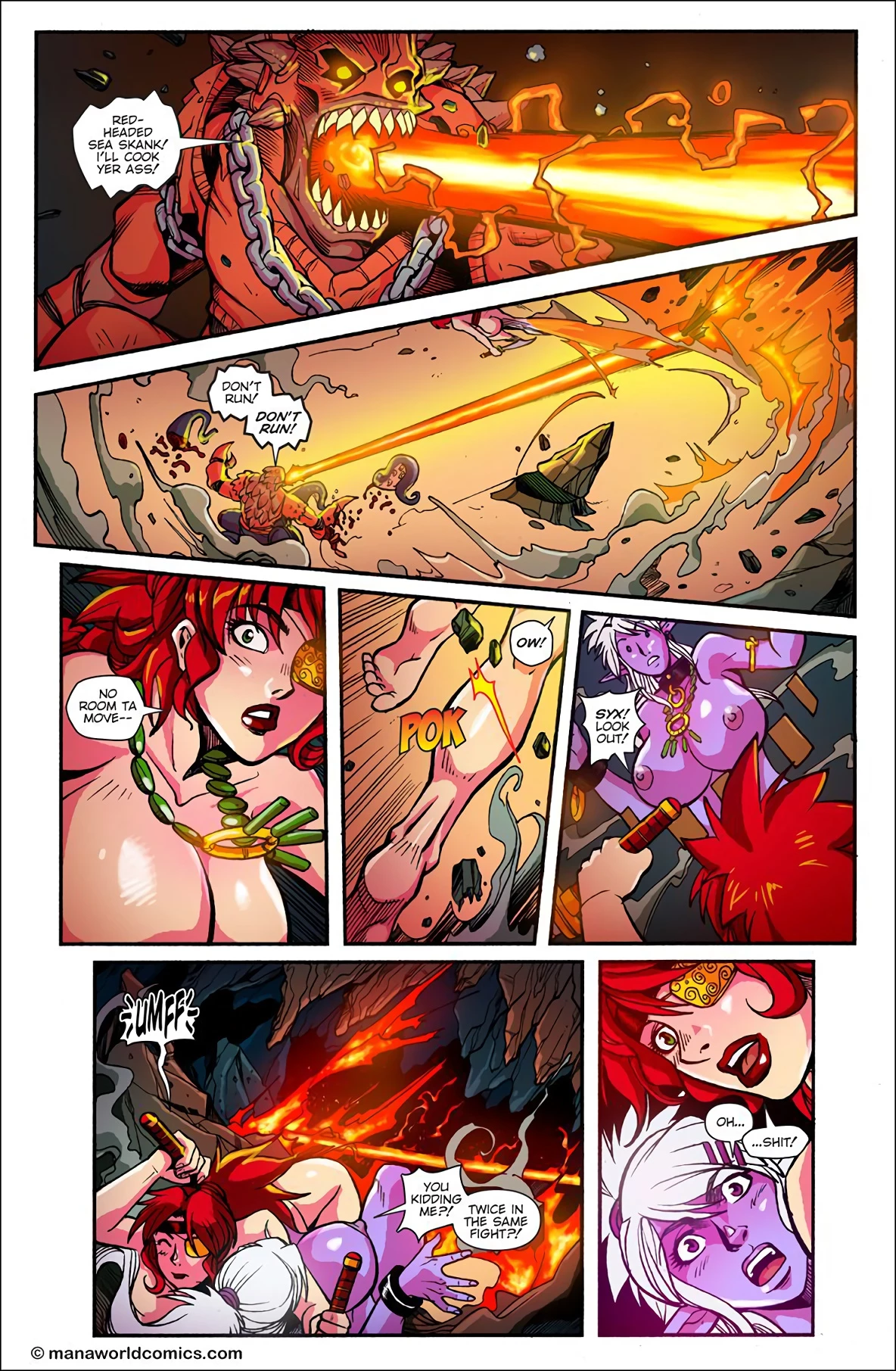 Mana world 12: In the red porn comic picture 5