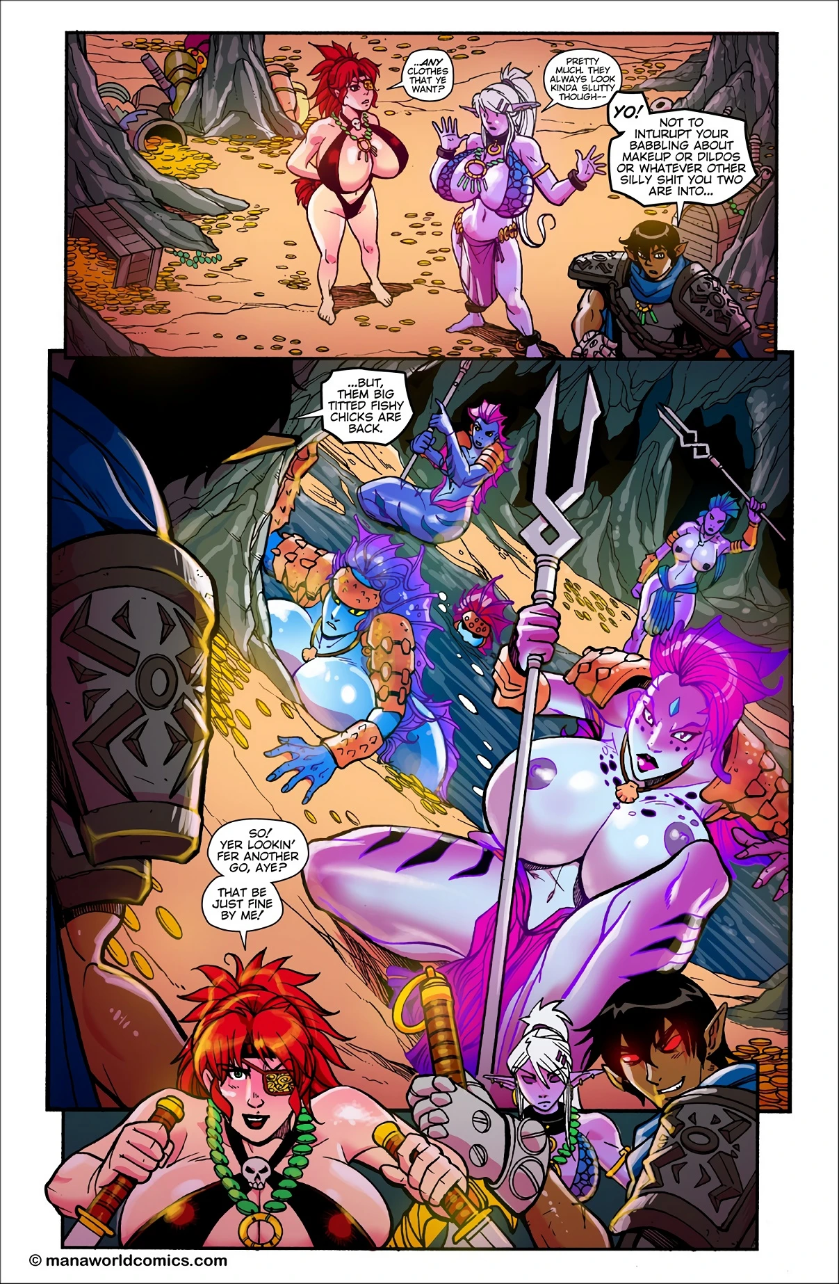 Mana world 13: Just deserts porn comic picture 2