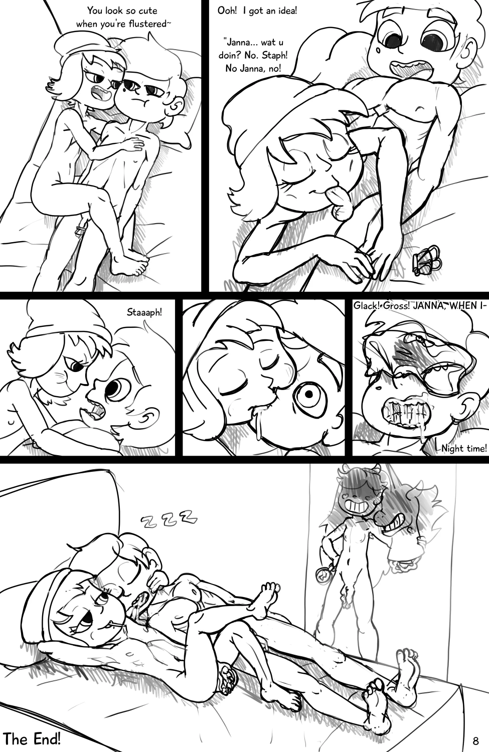Marco and the Beanie Stalker porn comic picture 8
