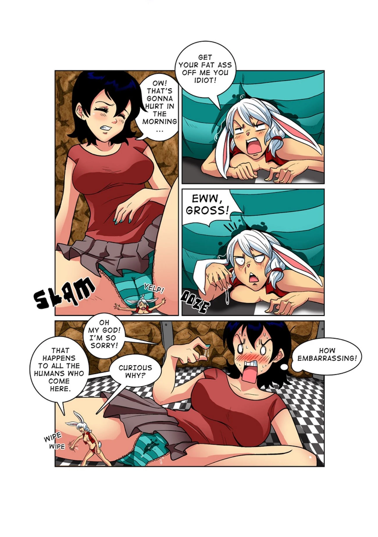 Marie in Wonderland porn comic picture 6