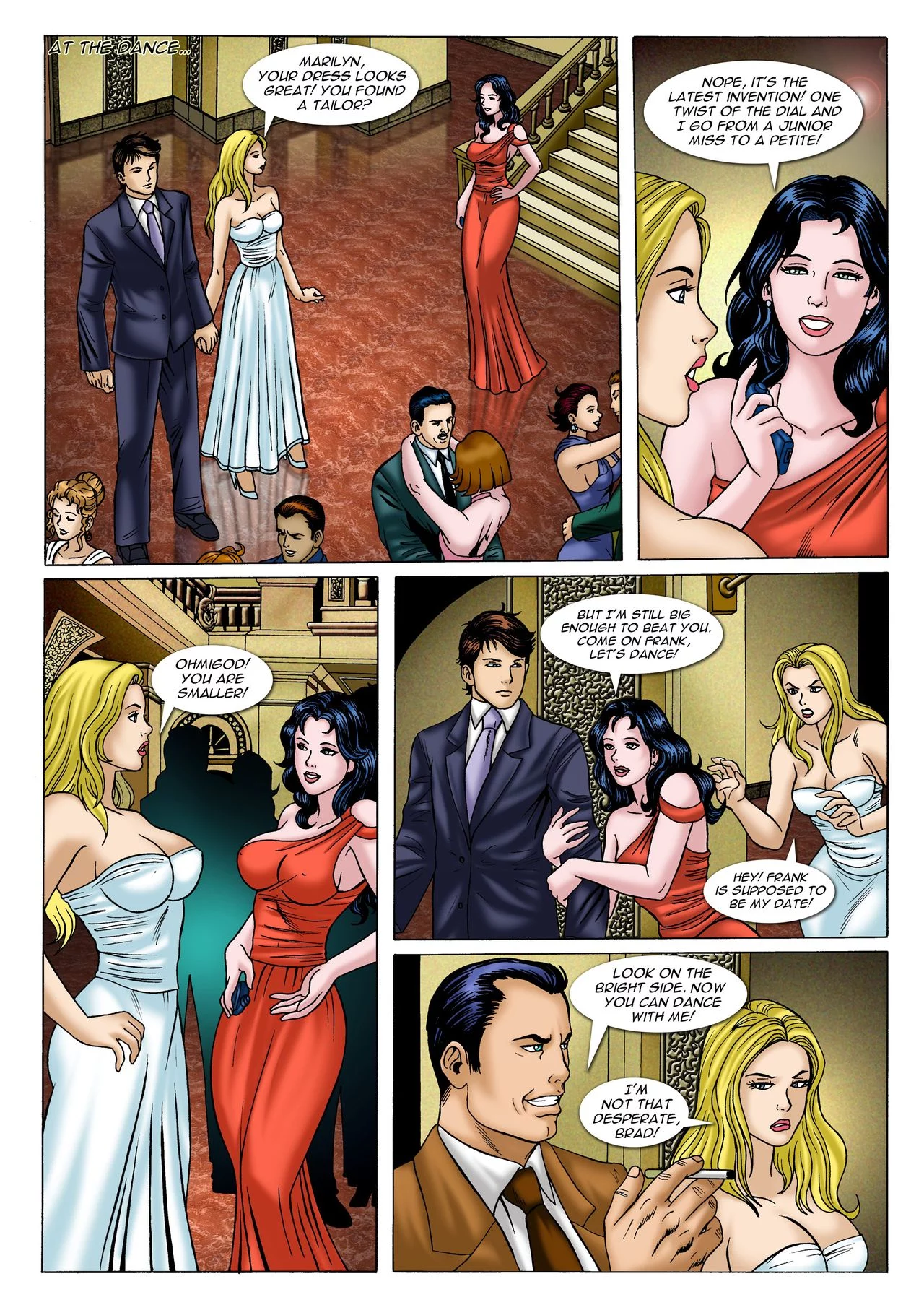 Marilyn's New Dress! porn comic picture 3