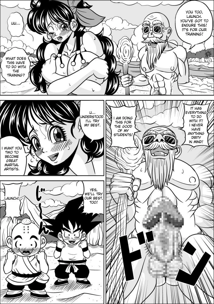 Master Roshi's Training porn comic picture 10