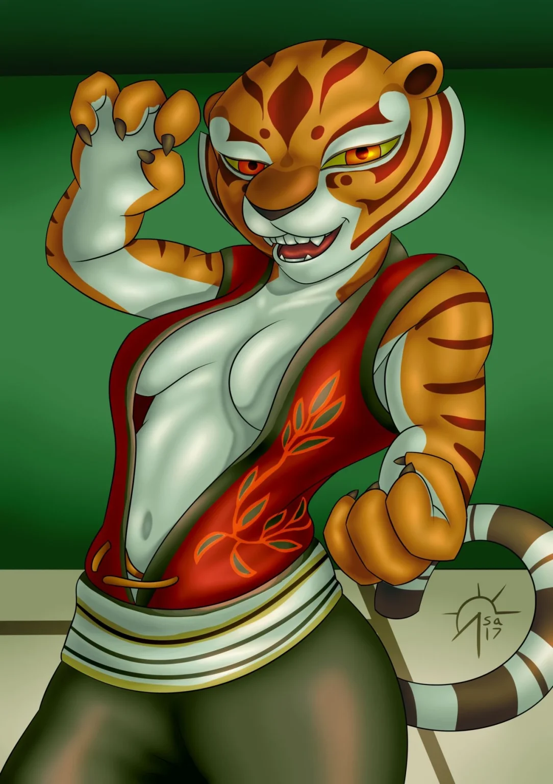 Master Tigress in Heat porn comic picture 1