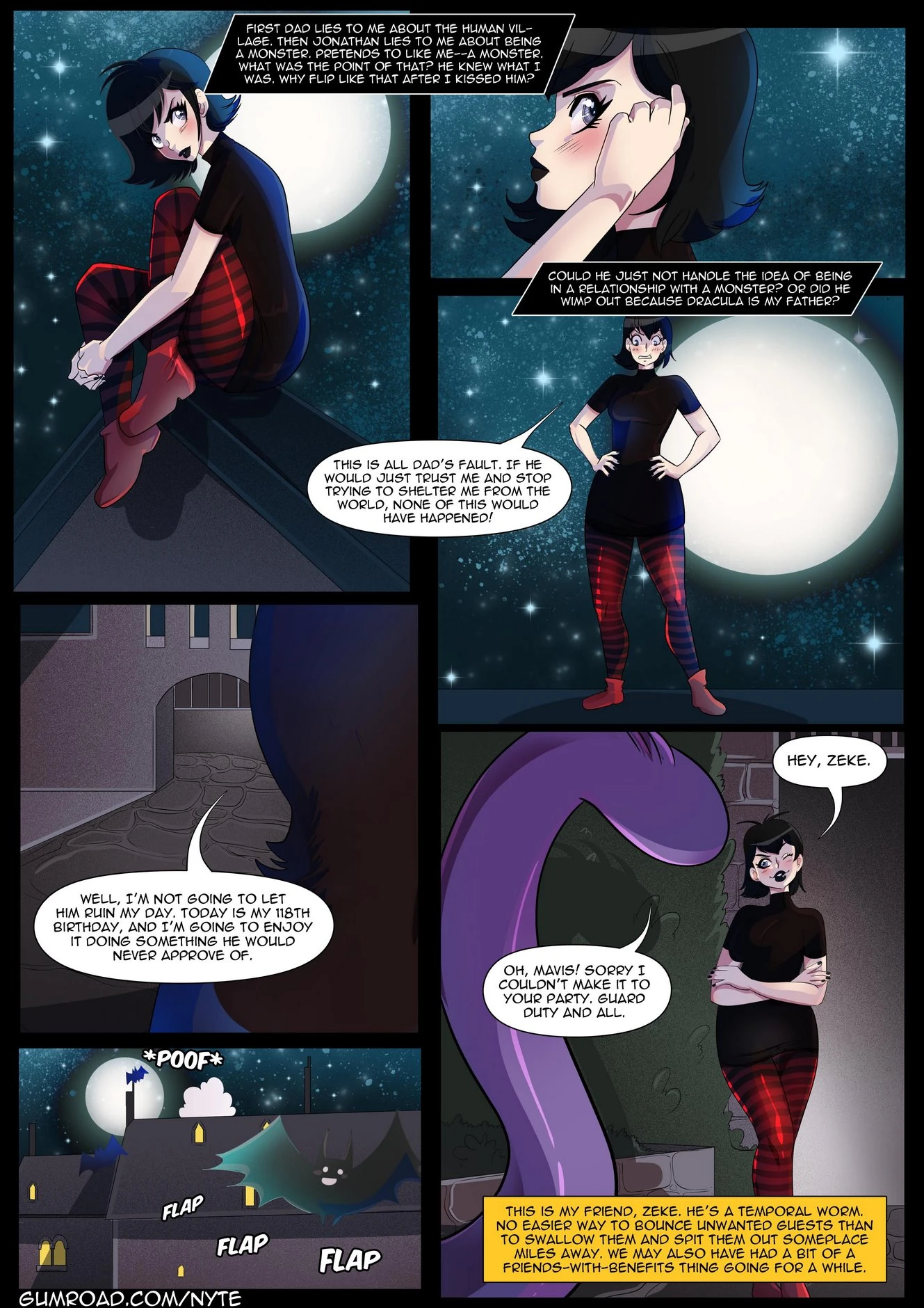 Mavis Dracula's Temporal Pleasures porn comic picture 2
