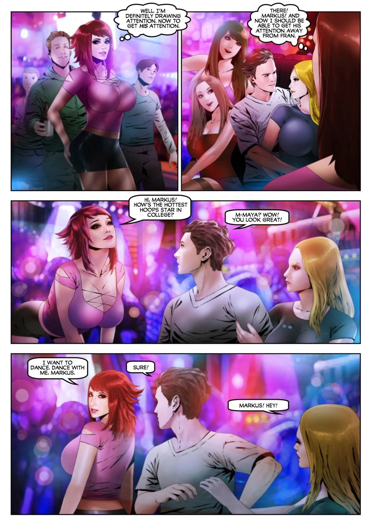 Maya and June porn comic picture 10