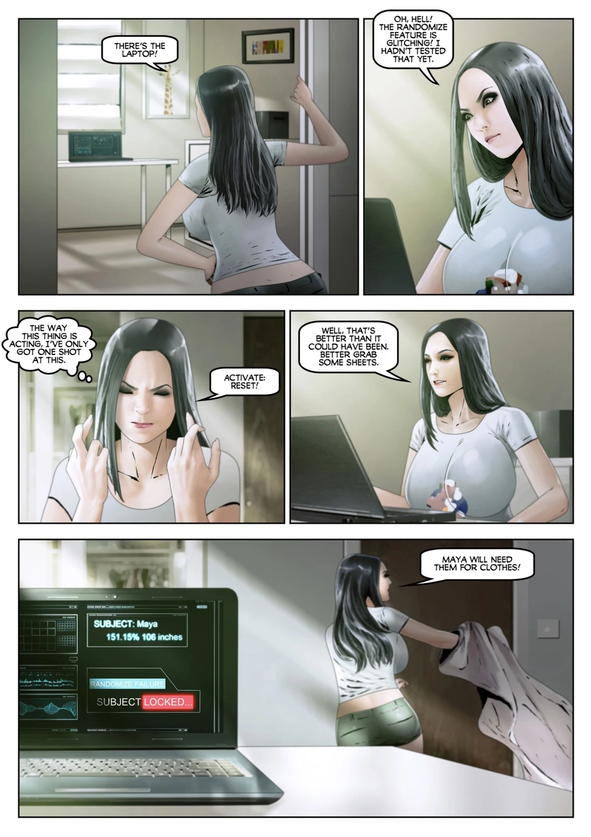 Maya and June porn comic picture 18