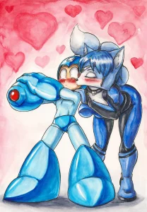 Megaman x Krystal porn comic picture 1