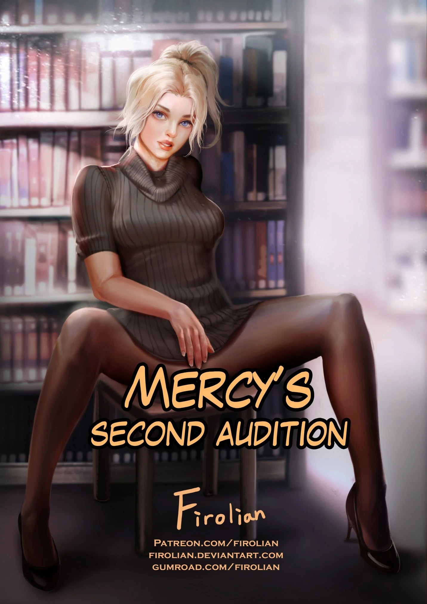 Mercy's Second Audition porn comic picture 1