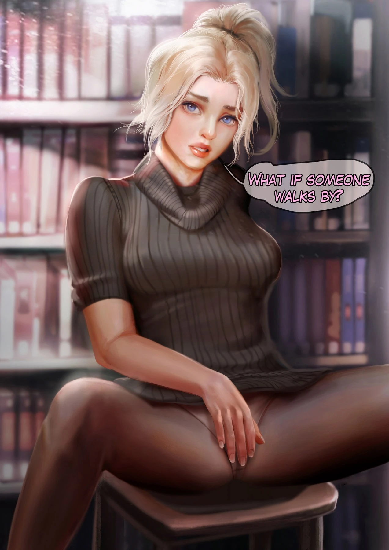 Mercy's Second Audition porn comic picture 18
