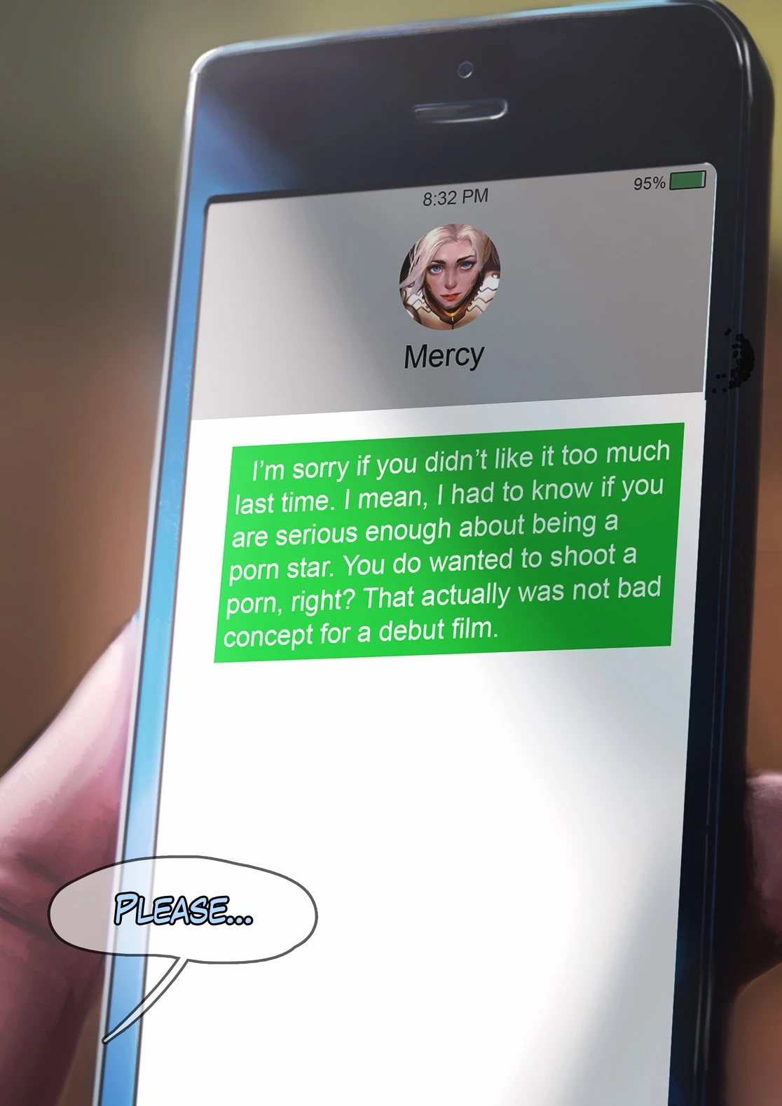 Mercy's Second Audition porn comic picture 4