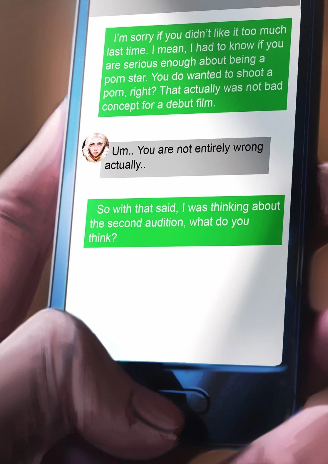 Mercy's Second Audition porn comic picture 7