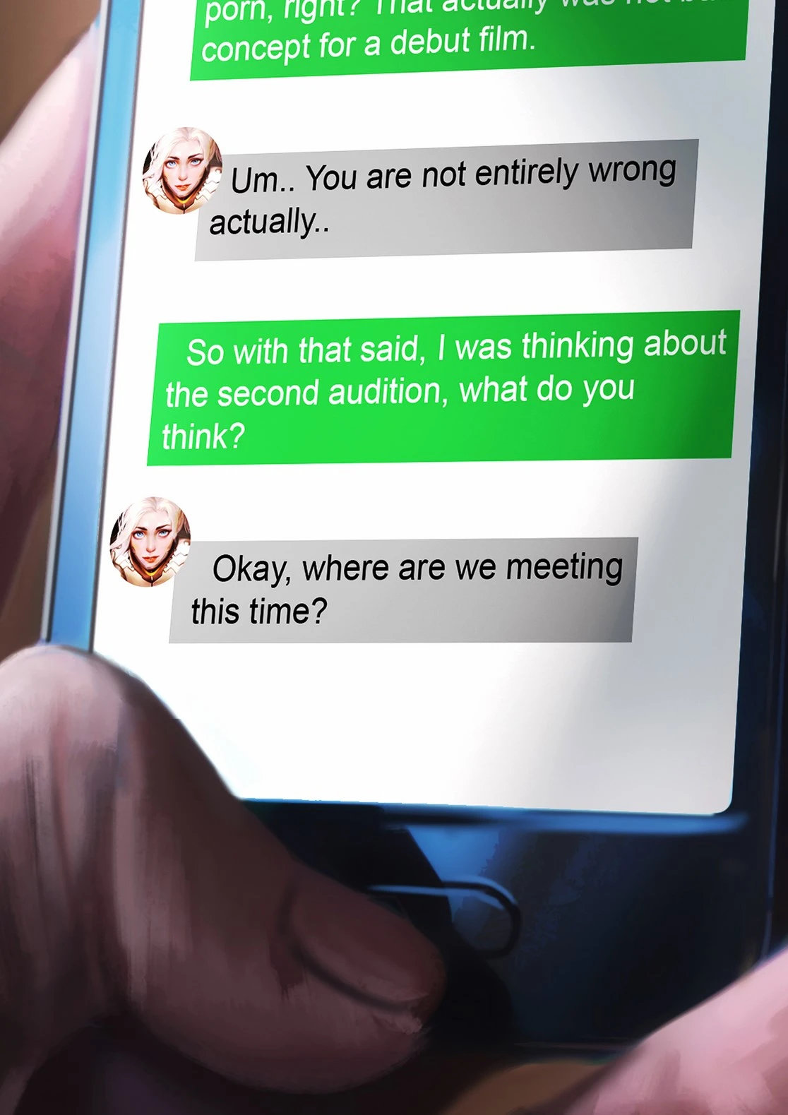 Mercy's Second Audition porn comic picture 9