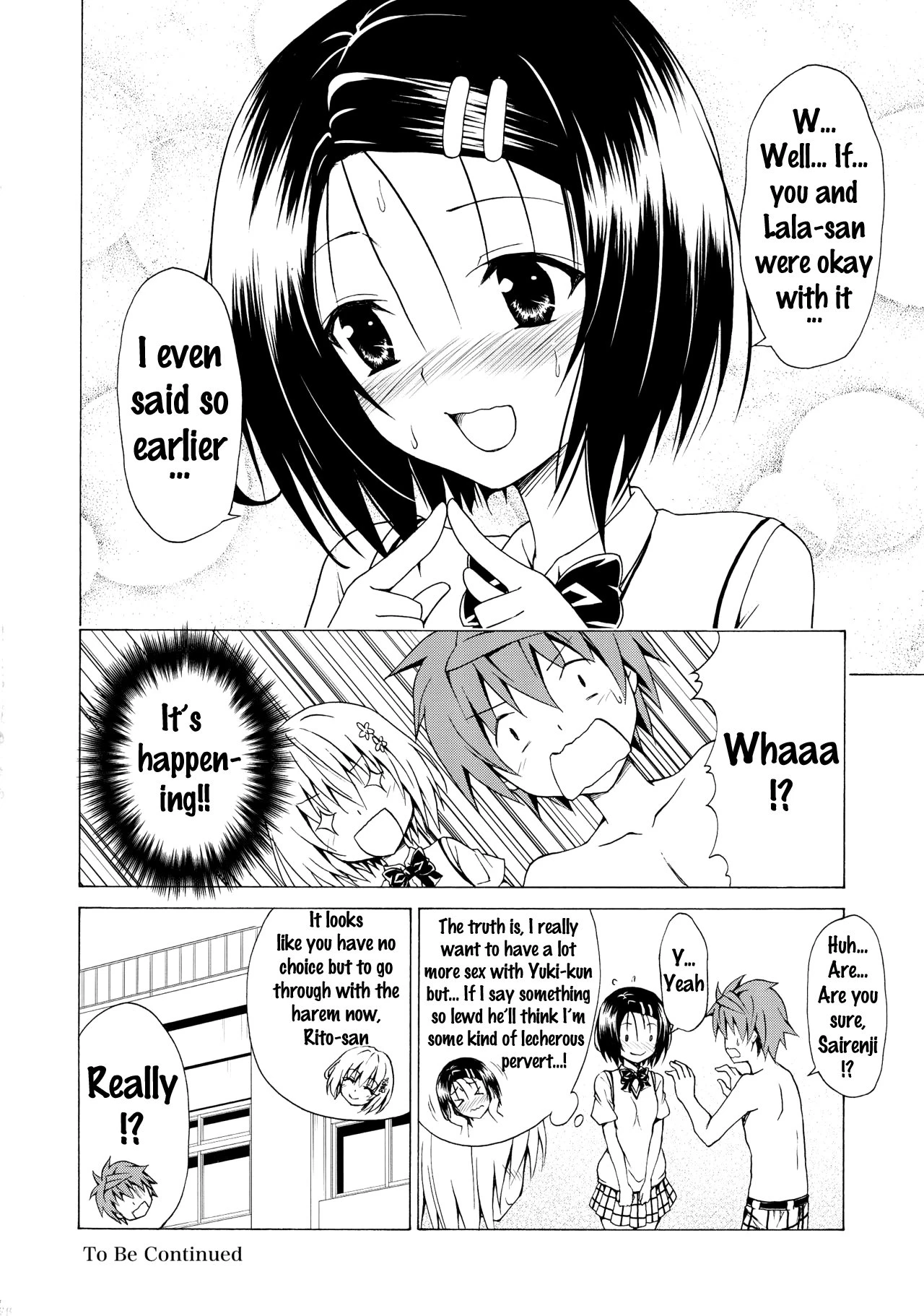 Mezase! Rakuen Keikaku - Chapter 2 (To Love-Ru) [Kasukabe Taro] porn comic picture 35
