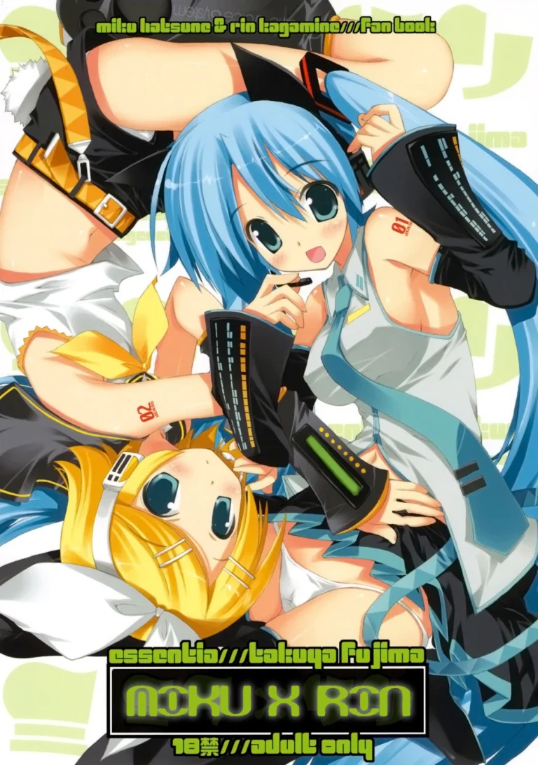 MIKU x RIN porn comic picture 1