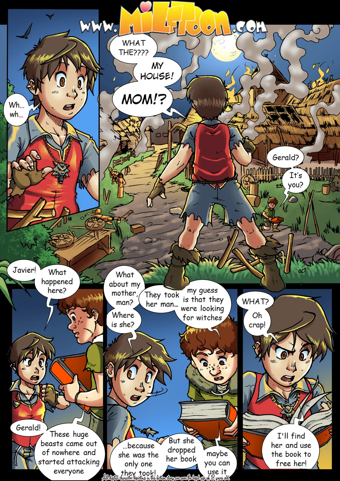 Milfcher porn comic picture 1