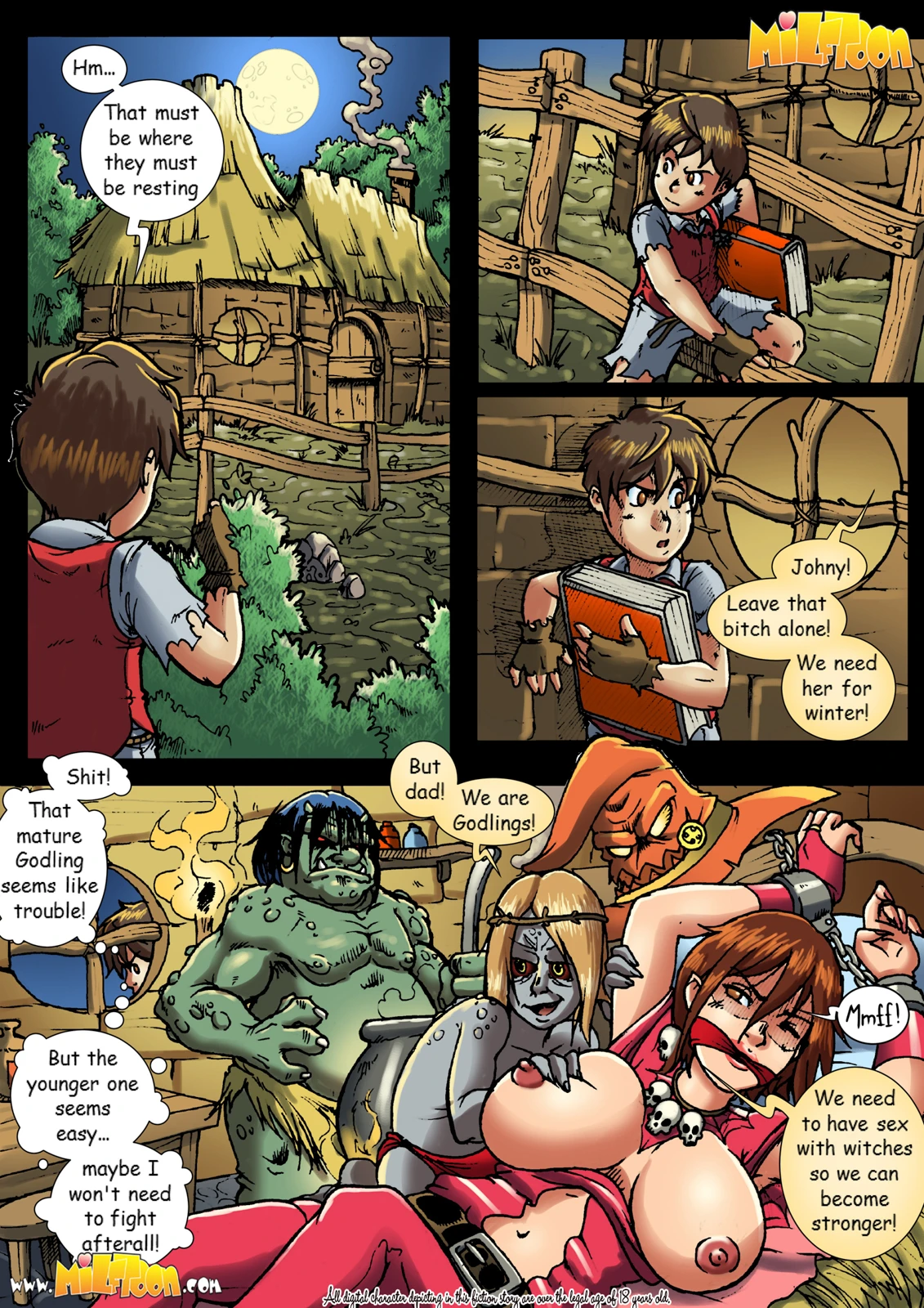 Milfcher porn comic picture 3