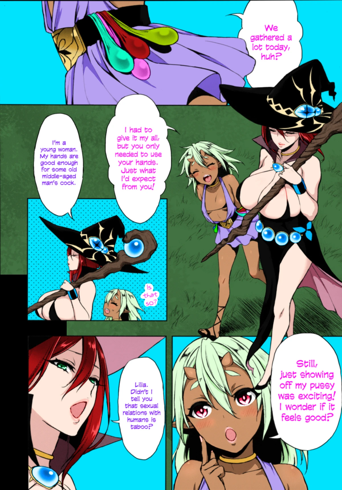 Milking Witch porn comic picture 11