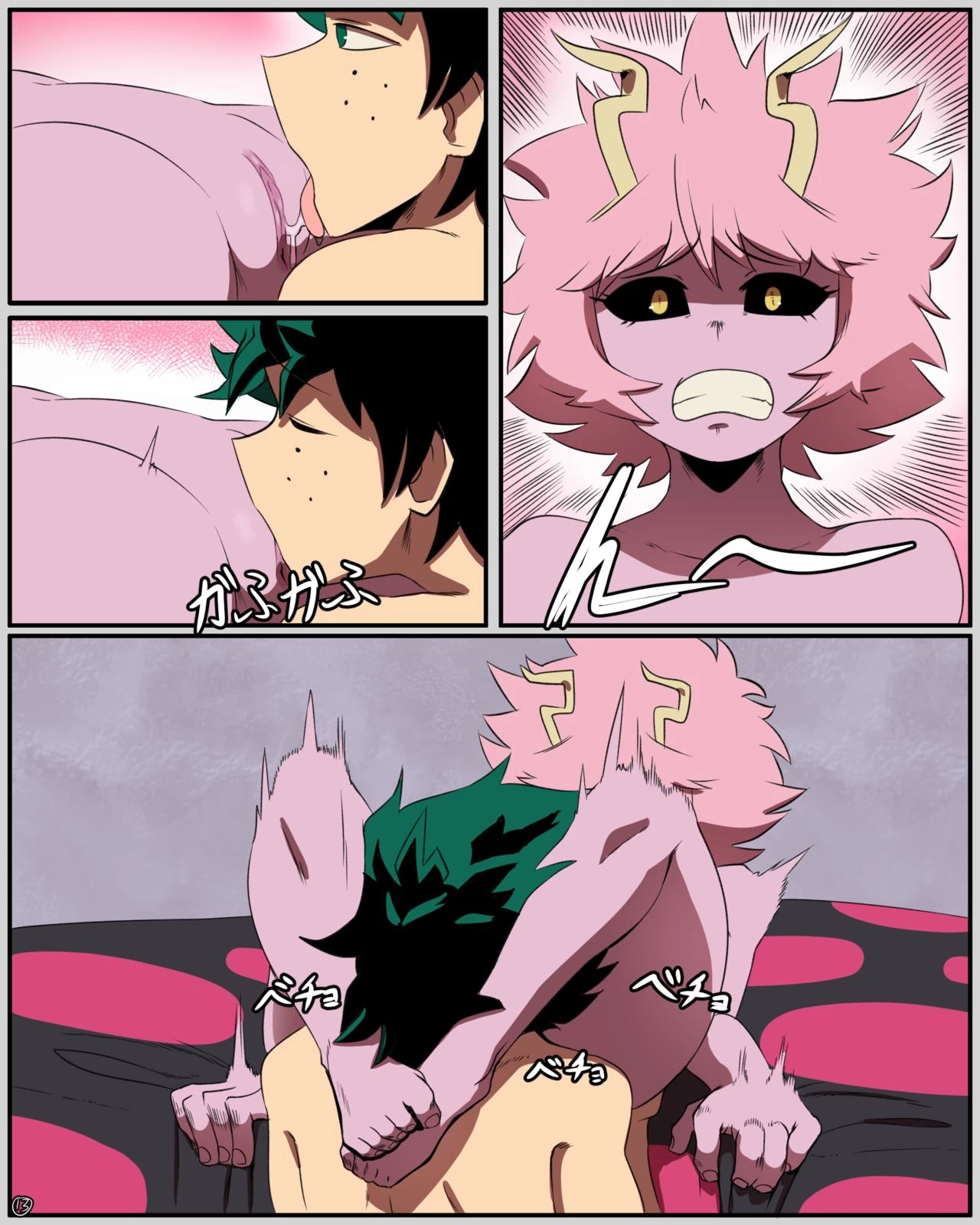 Mina X Deku 2 porn comic picture 14