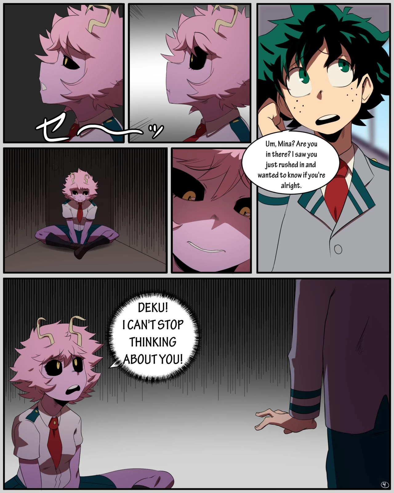 Mina X Deku 2 porn comic picture 5