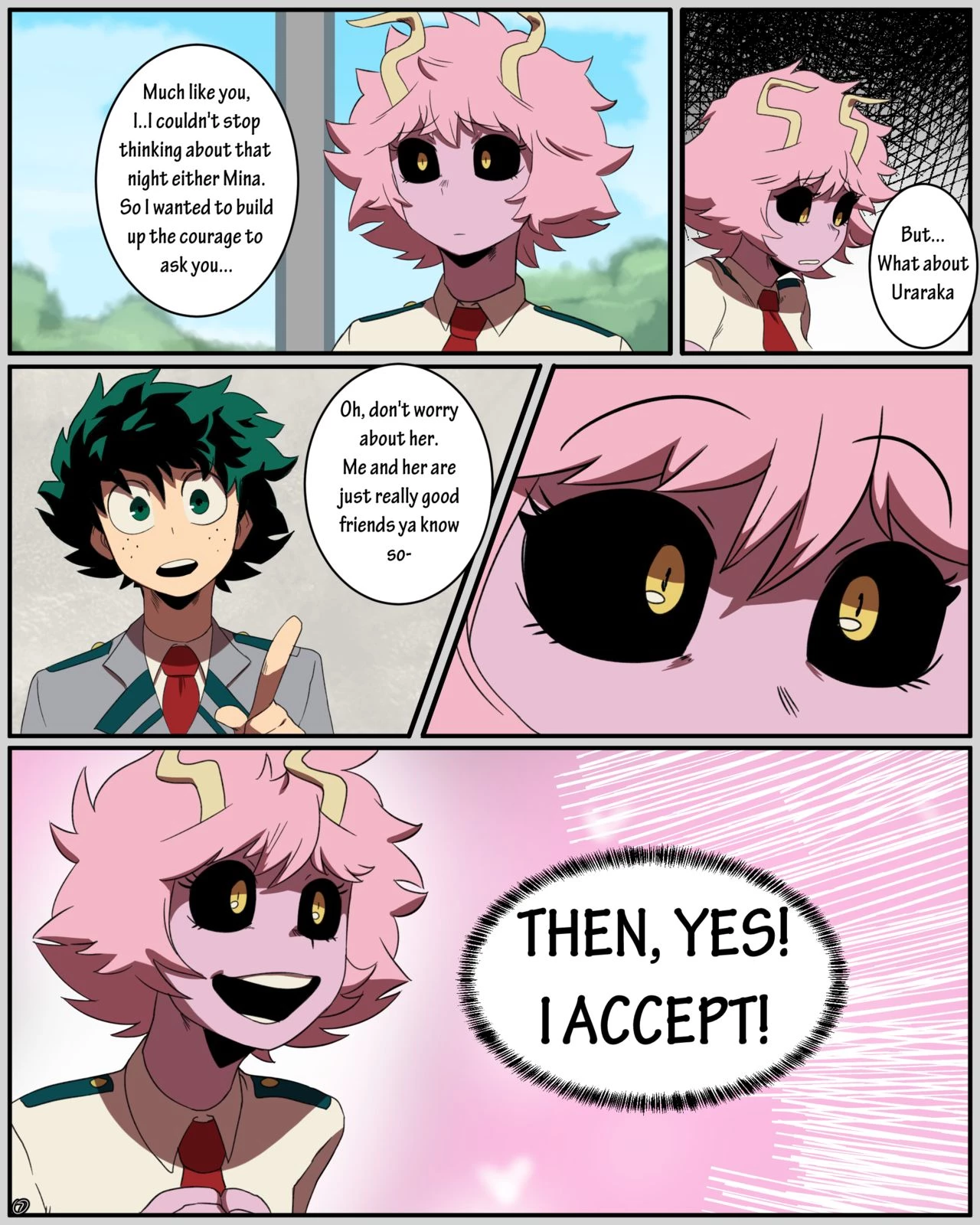 Mina X Deku 2 porn comic picture 8