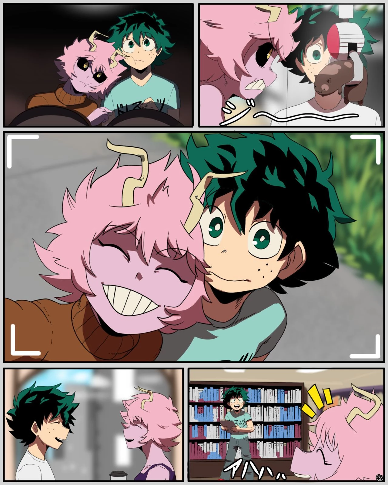 Mina X Deku 2 porn comic picture 9