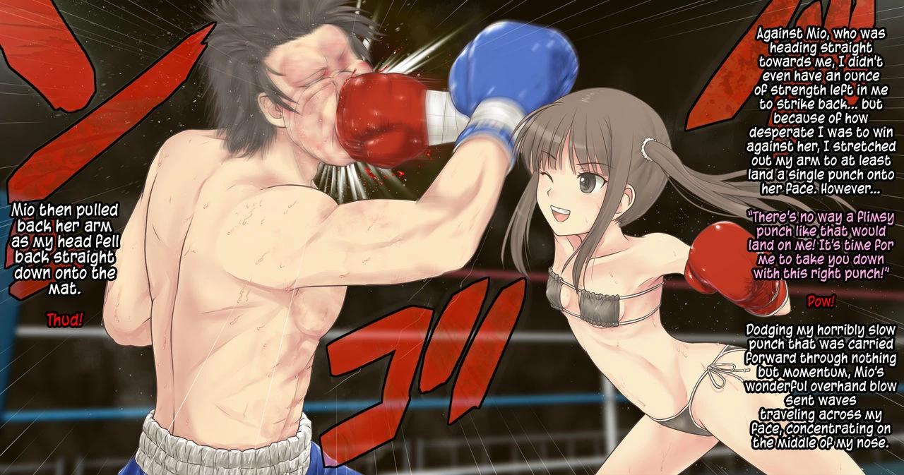 Mio-chan to Boxing, Shiyo side:M porn comic picture 18