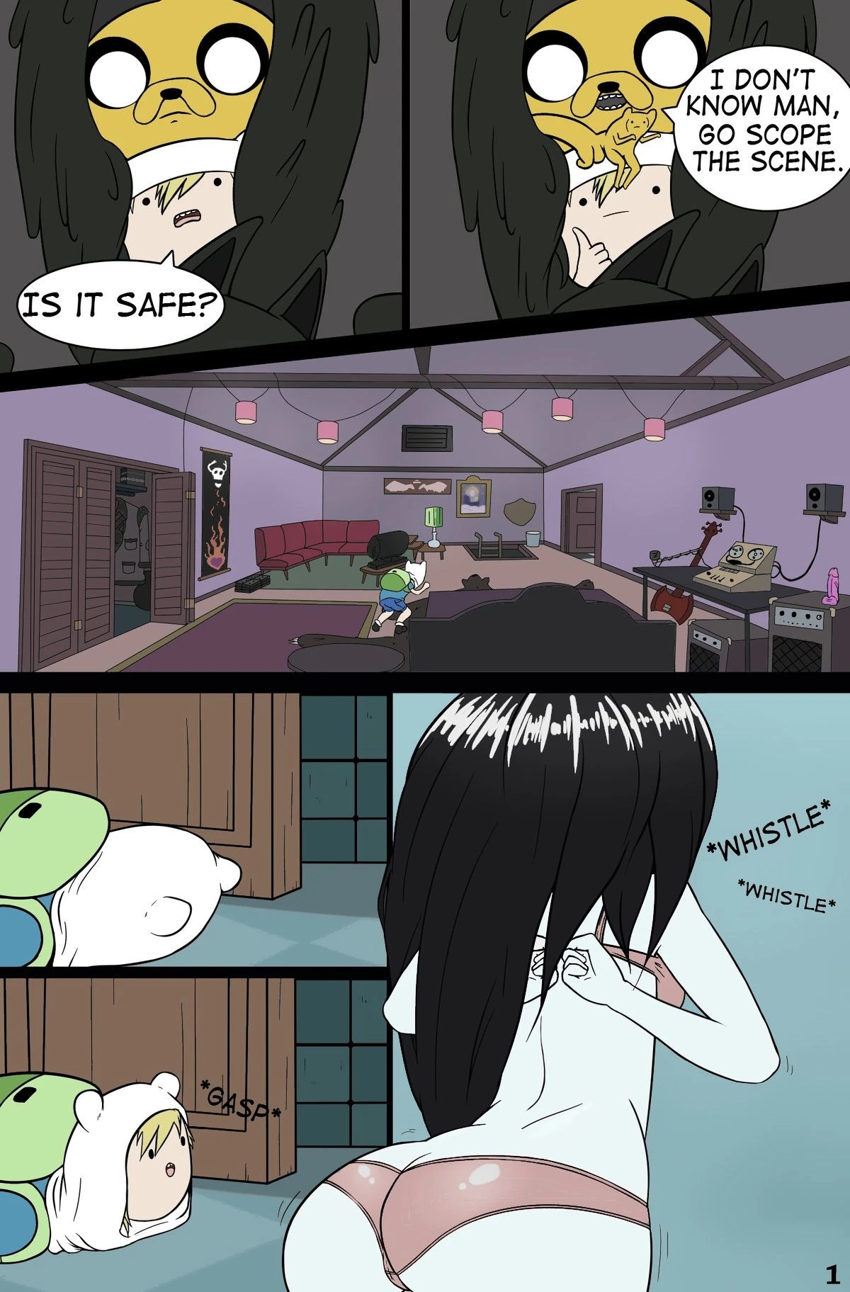 MisAdventure Time - Marceline's Closet porn comic picture 3