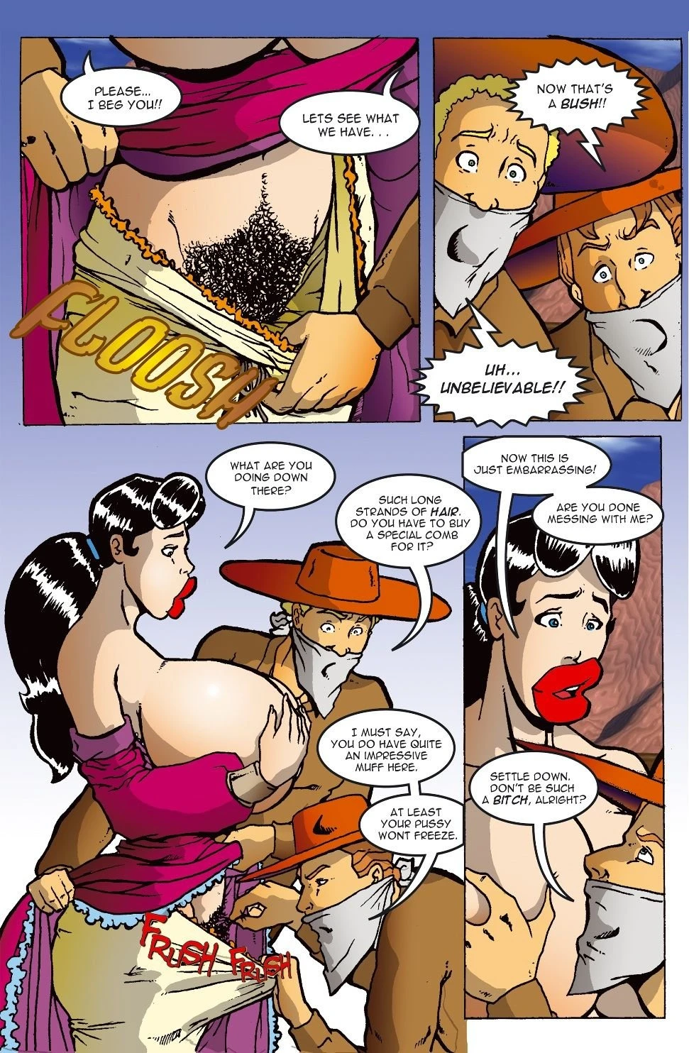 Miss Joan: Unespected porn comic picture 14