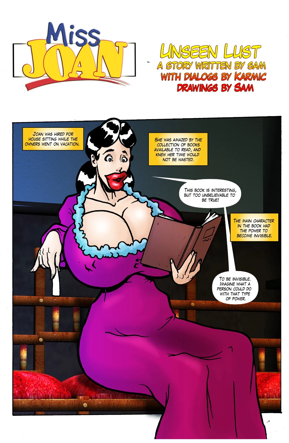Miss Joan- Unseen Lust porn comic picture 1