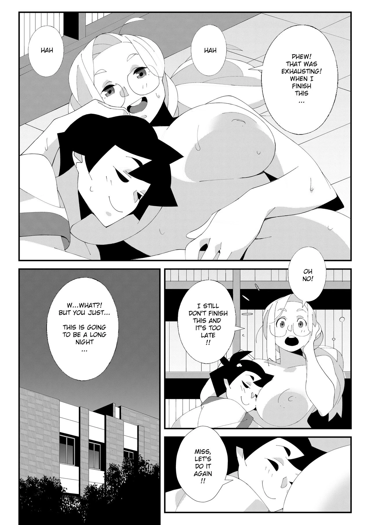 Miss Librarian! porn comic picture 14