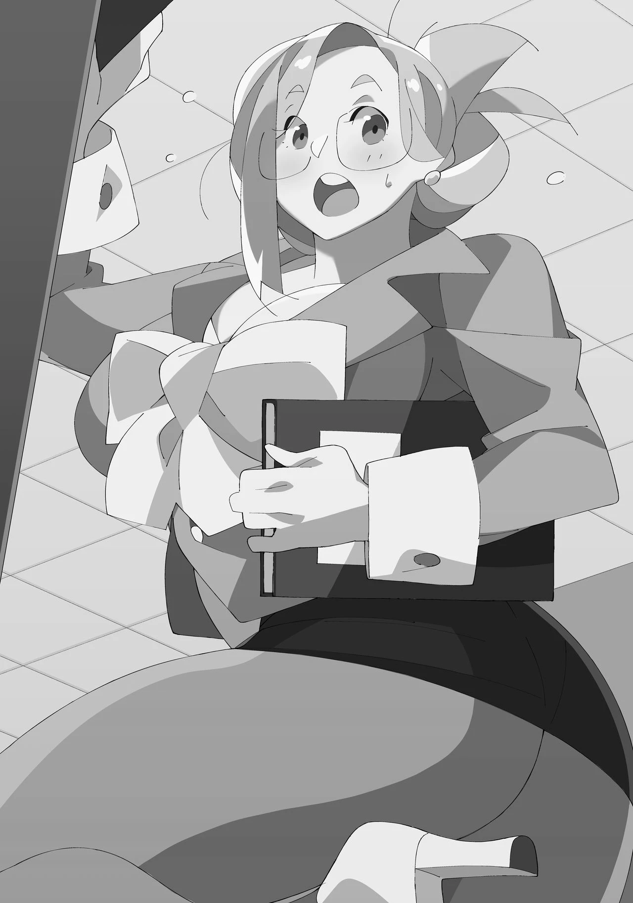 Miss Librarian! porn comic picture 2