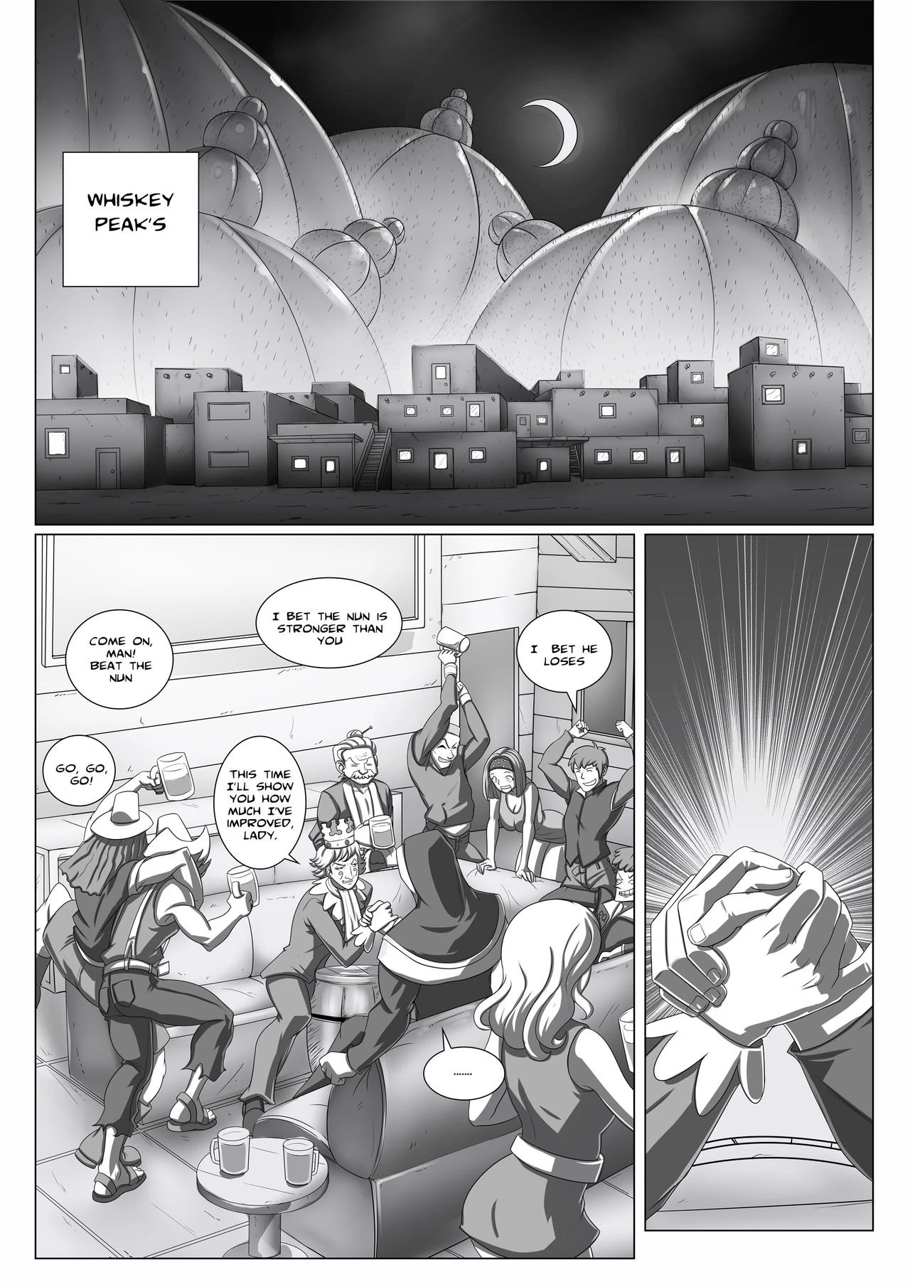 Miss Monday - Big Bet porn comic picture 2