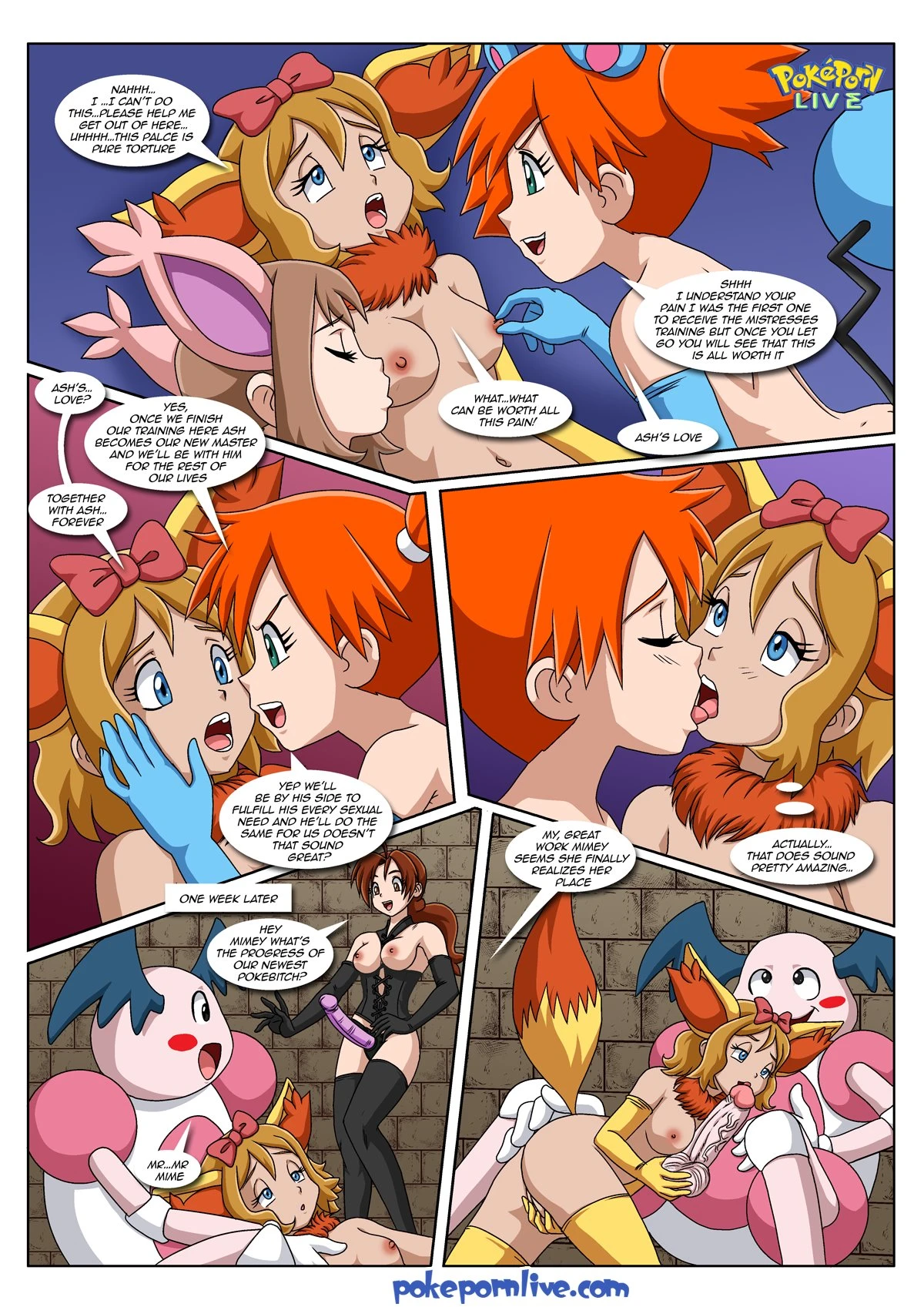 Mistress Ketchum's PokeBitches porn comic picture 18